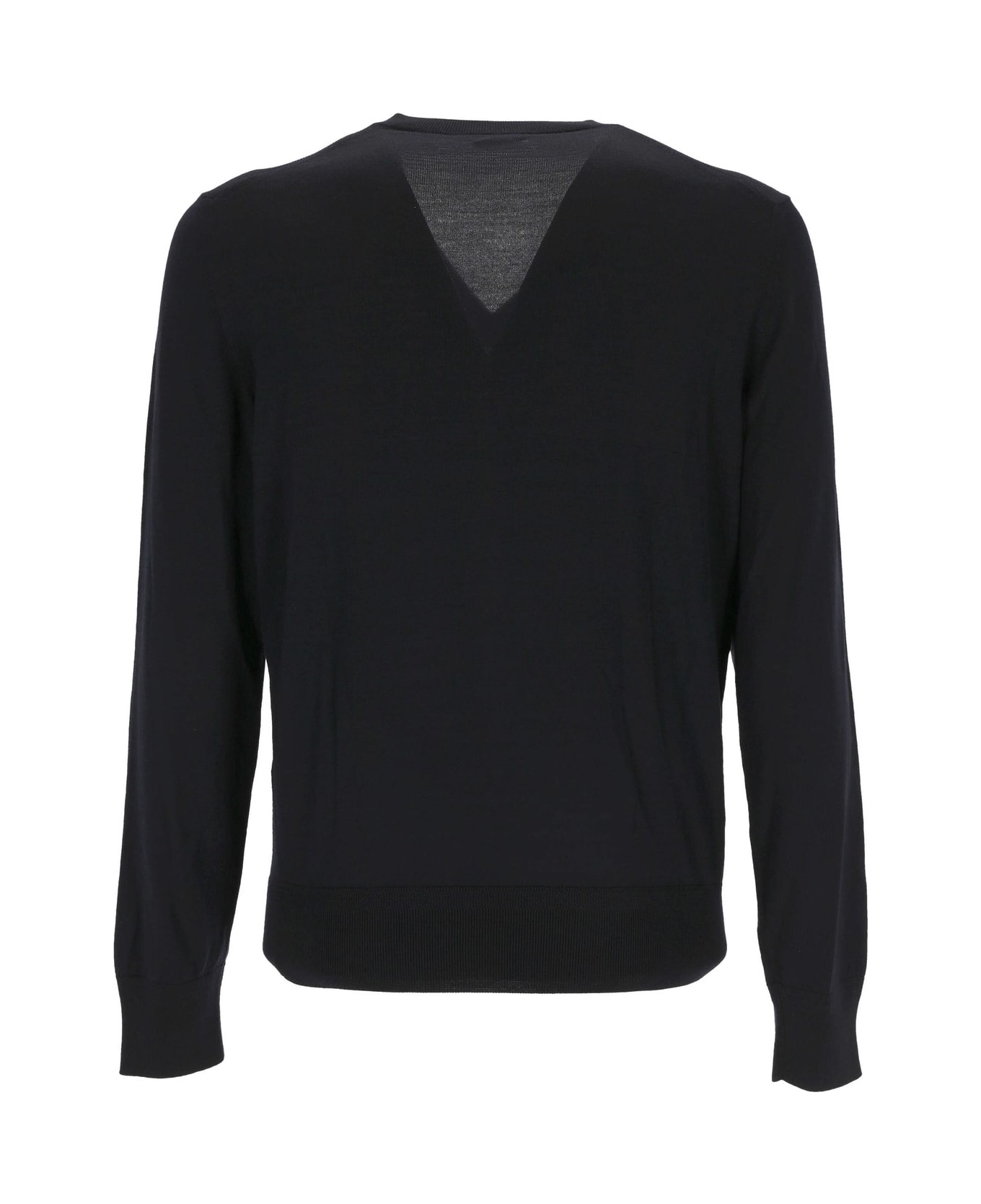 Tom Ford V-neck Knitted Jumper - blue