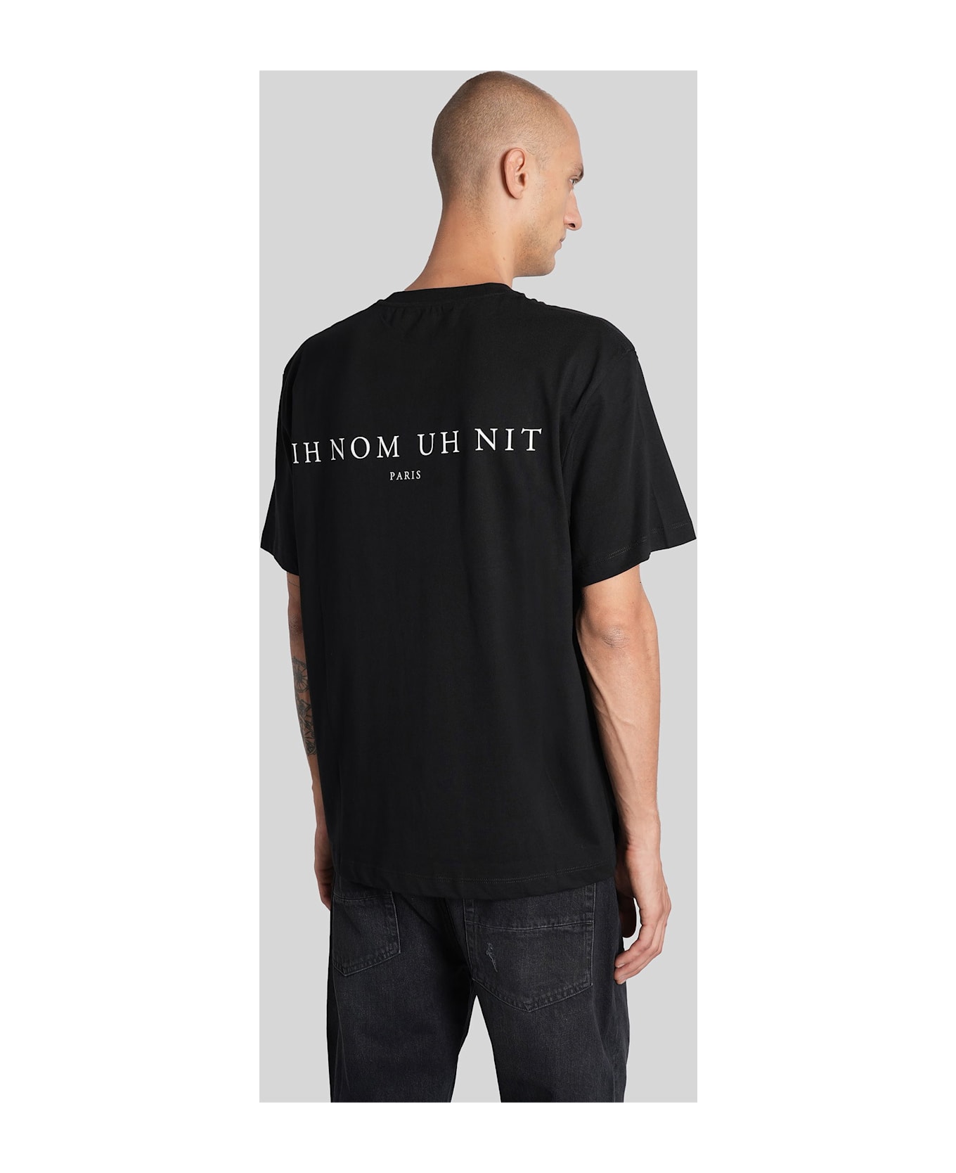 ih nom uh nit T-shirt In Black Cotton - black