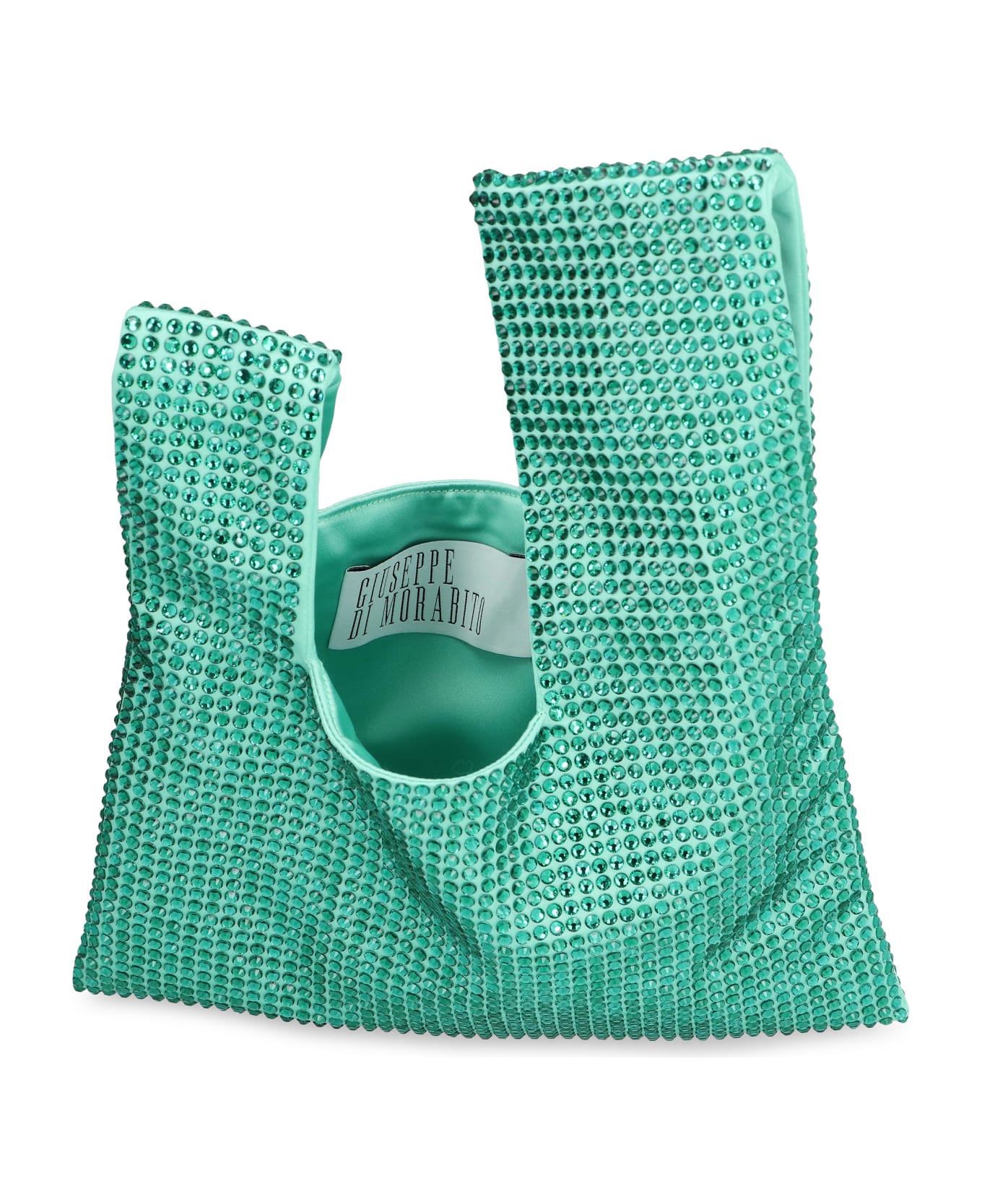 Giuseppe di Morabito Rhinestones Mini-bag - green