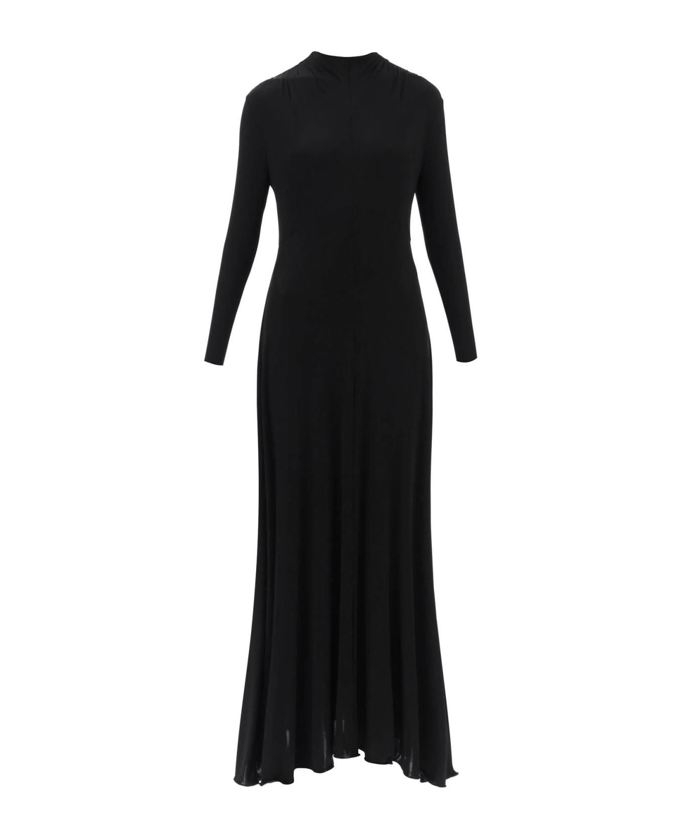 Jil Sander Jersey Maxi Dress - BLACK (Black)