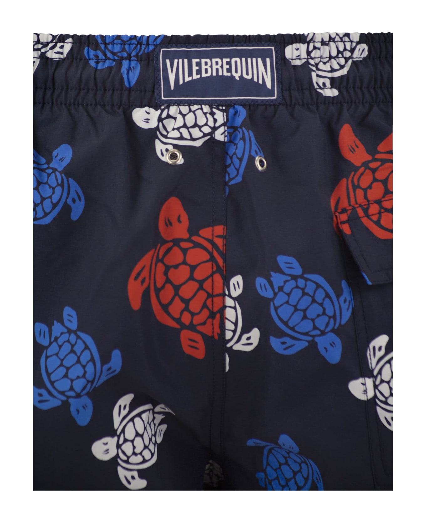 Vilebrequin Tortues Multicolores Swimming Shorts - Marine Blue