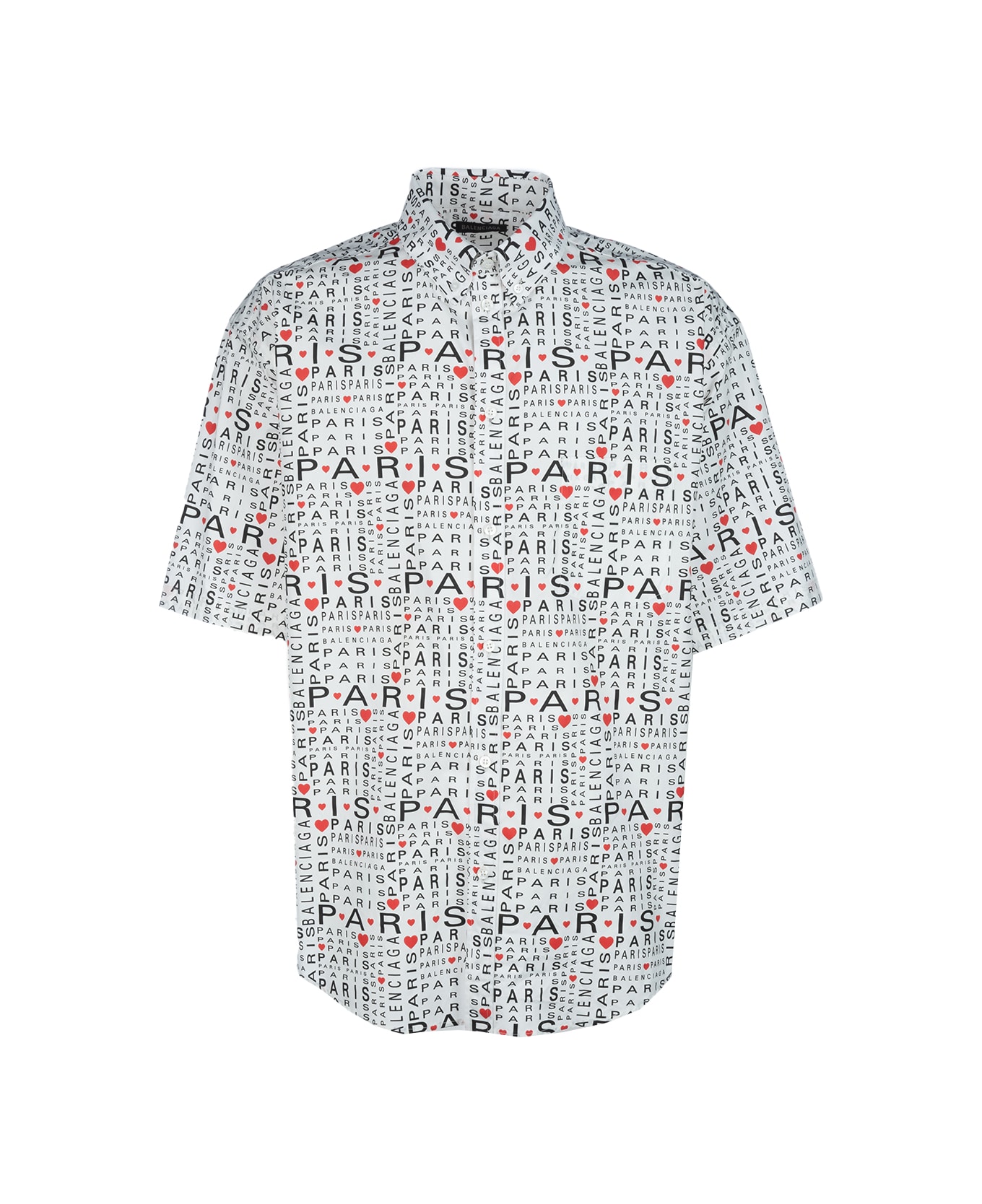 Balenciaga Camicie - WHITE BLACK RED