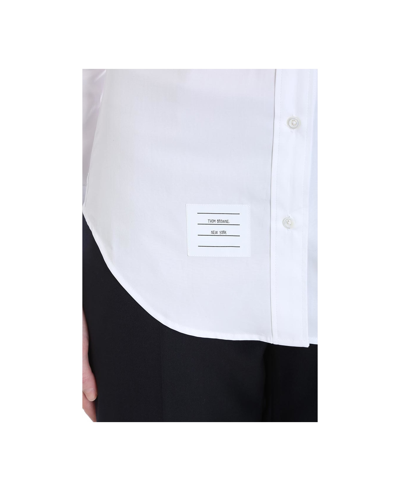 Thom Browne Shirt In White Cotton - white