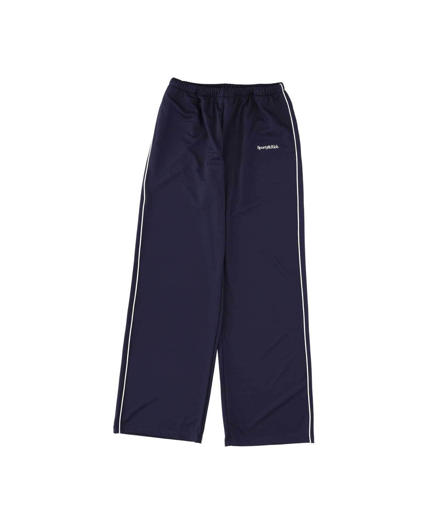 Sporty & Rich Pants With Logo - BLUE
