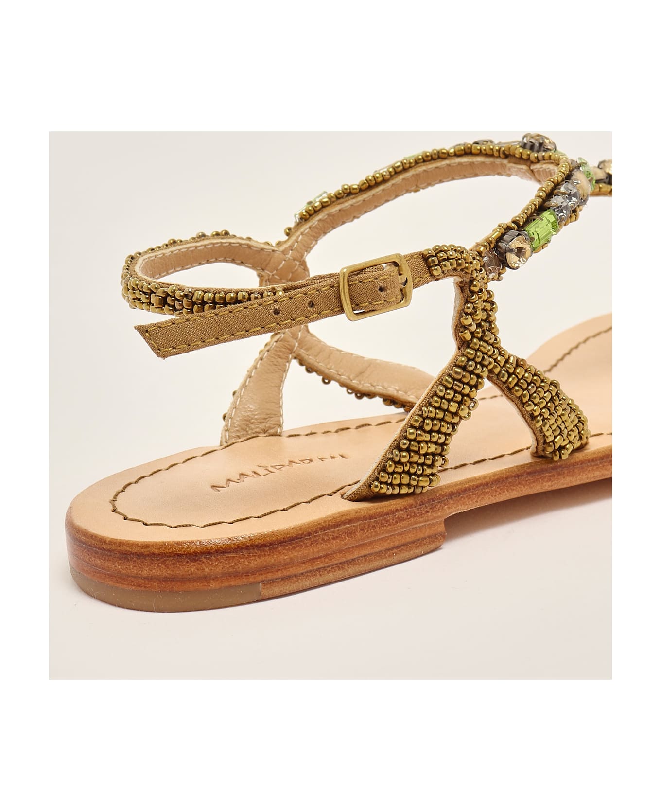 Malìparmi Infradito Gioiello Sandal - ORO-VERDE