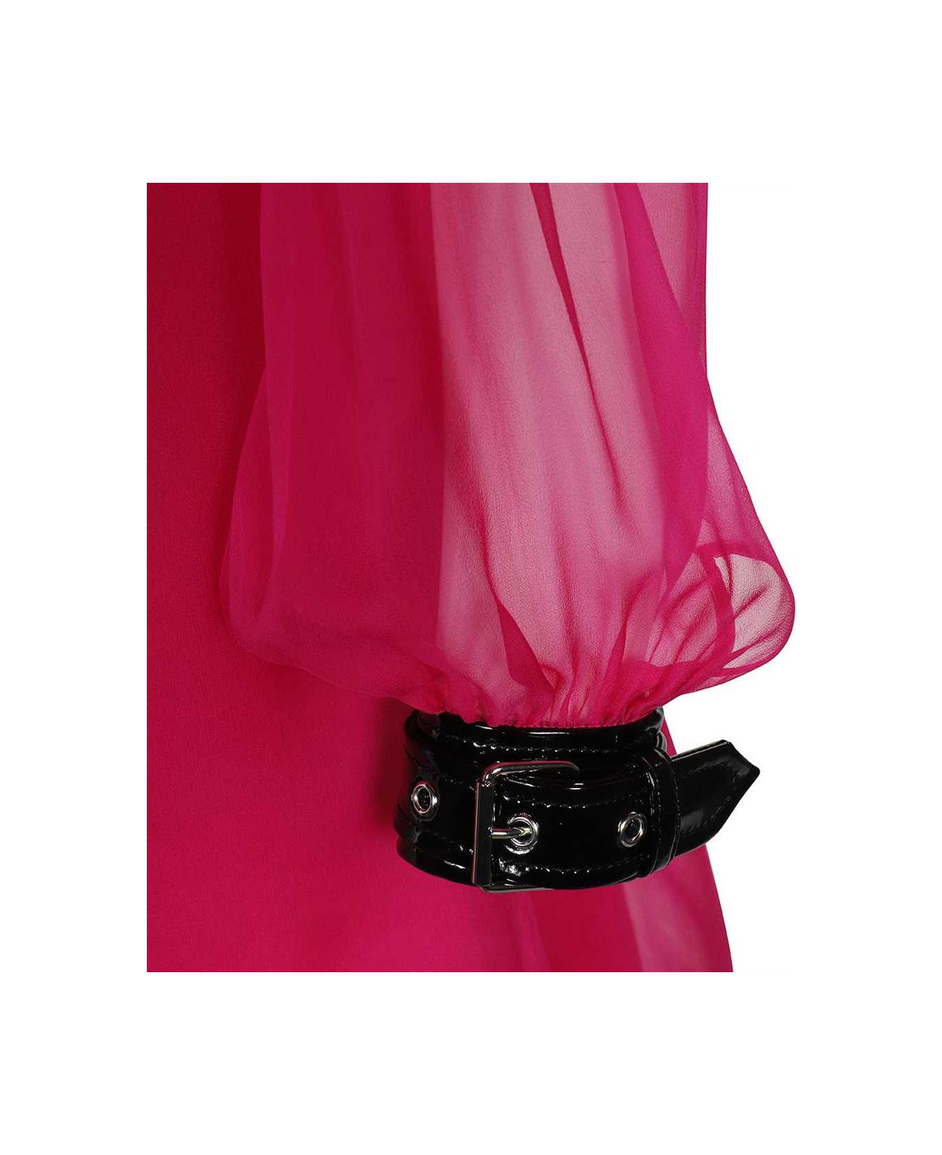 Moschino Silk Mini Dress - Fuchsia