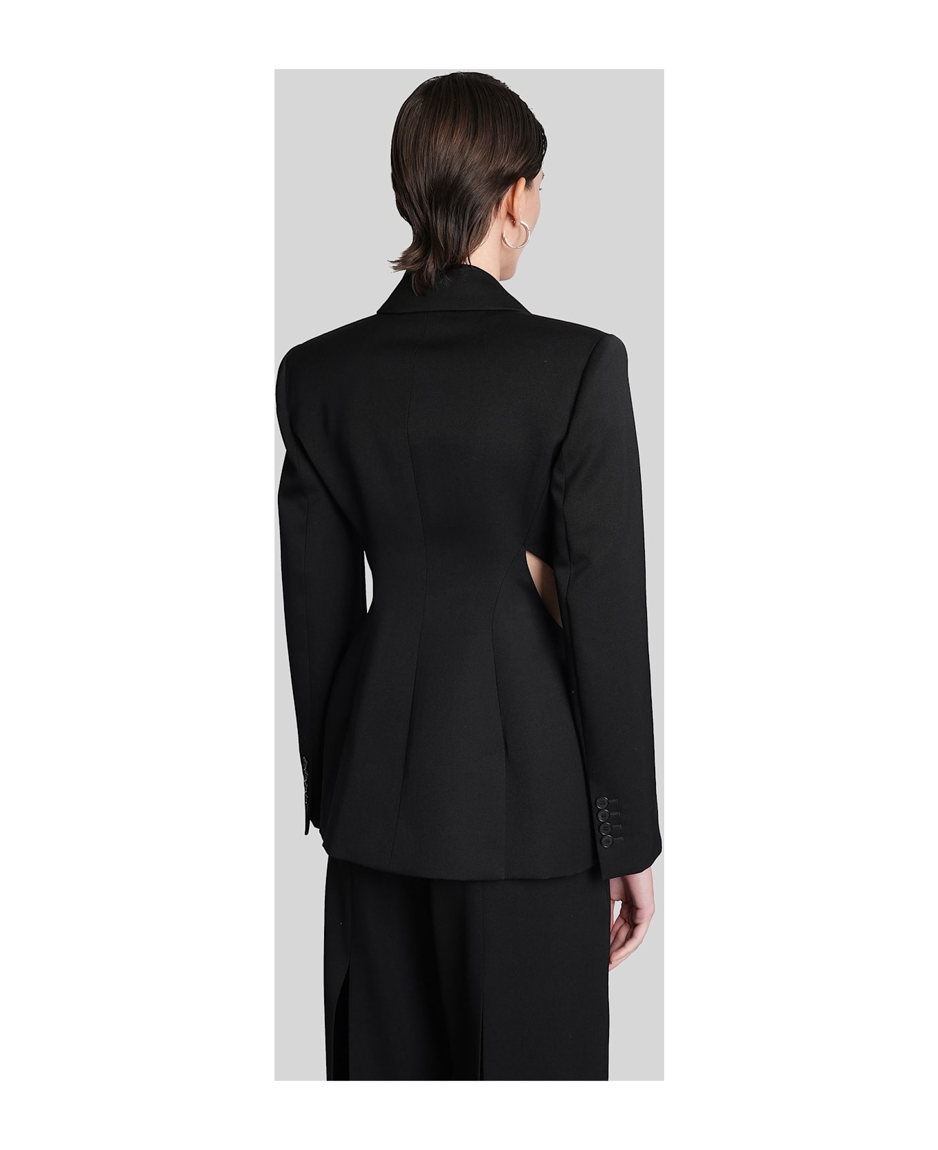 Givenchy Blazer In Black Wool - black