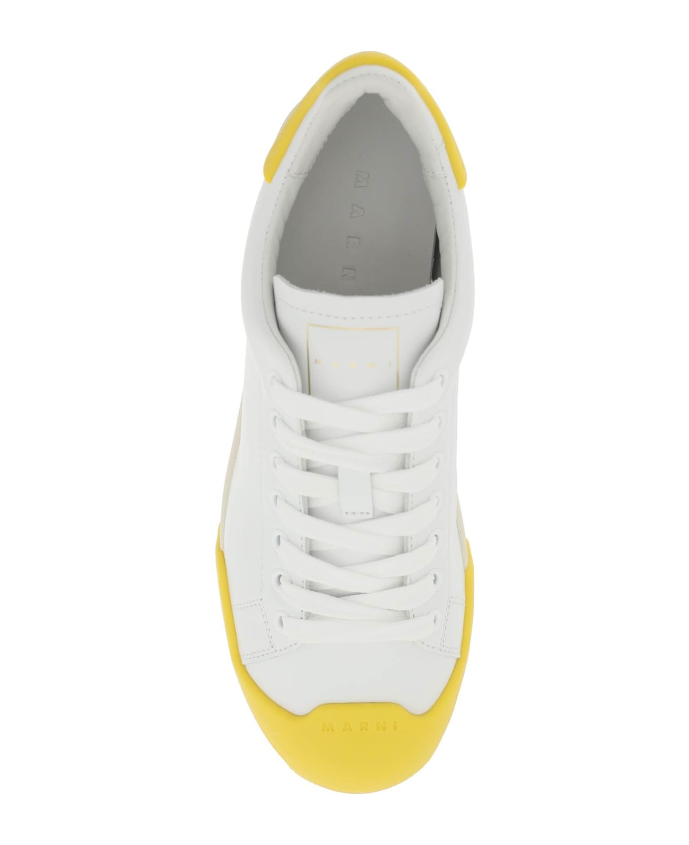 Marni Sneakers - LILY WHITE YELLOW (White)