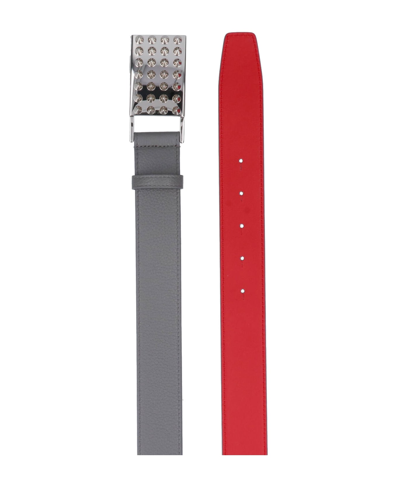 Christian Louboutin 
funky
 Studs Belt - Gray
