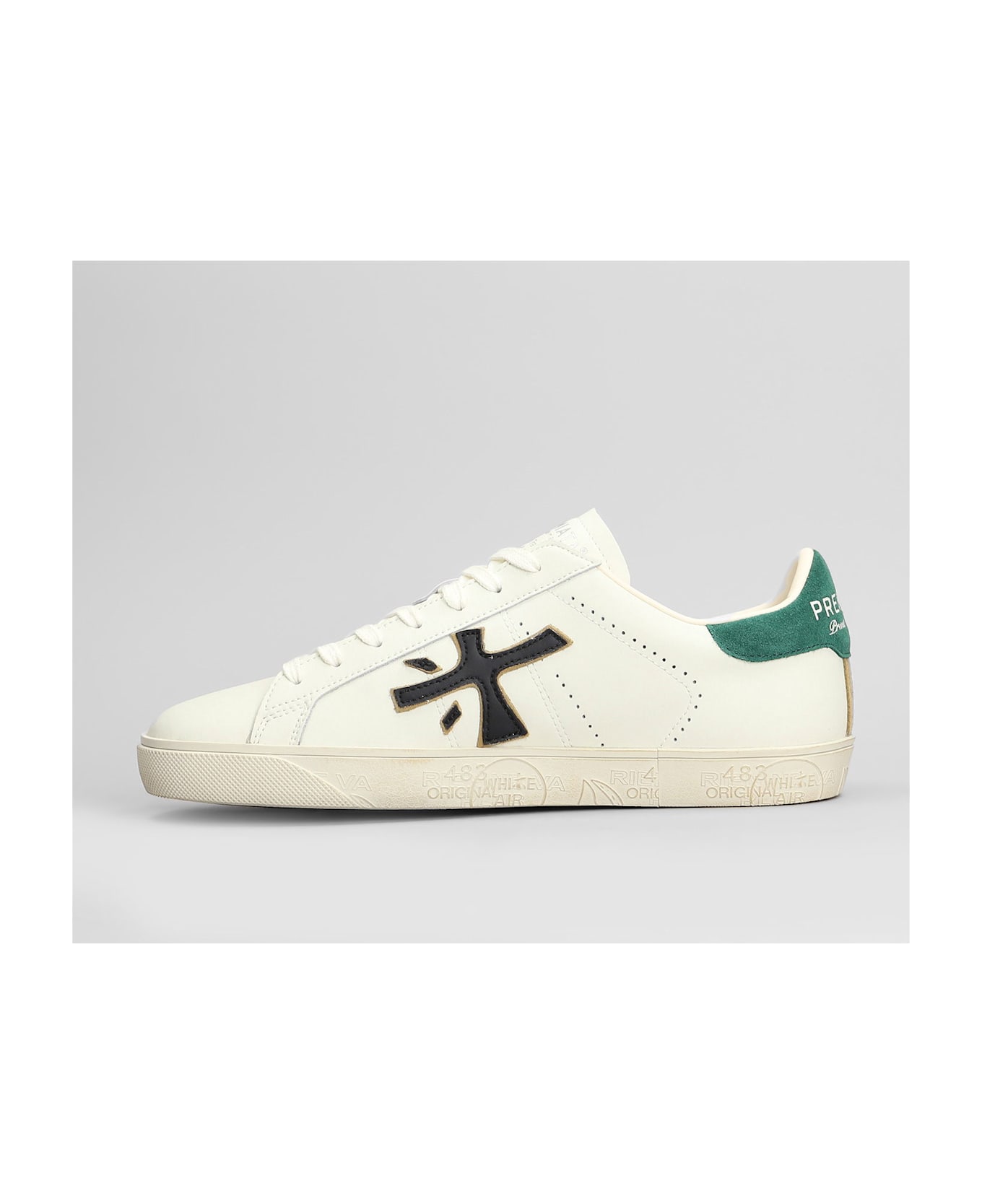 Premiata Steven Sneakers In White Leather - white