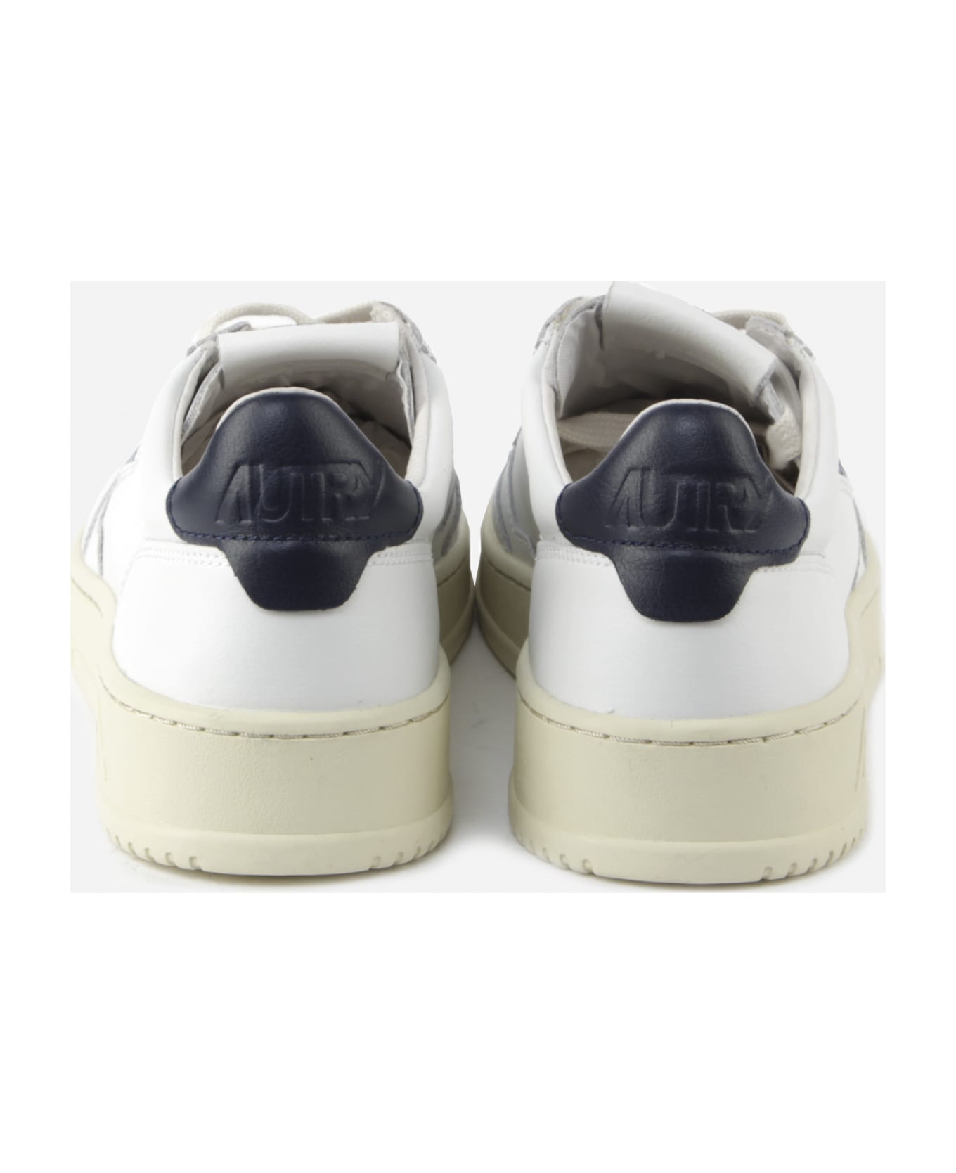 Autry White Leather Sneakers - WHITE