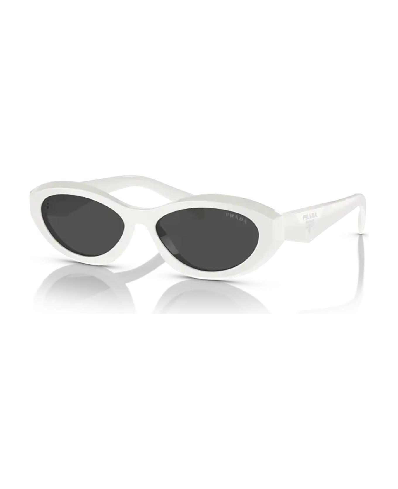 Prada Eyewear Pr 26zs Black / Talc Sunglasses - Black / Talc
