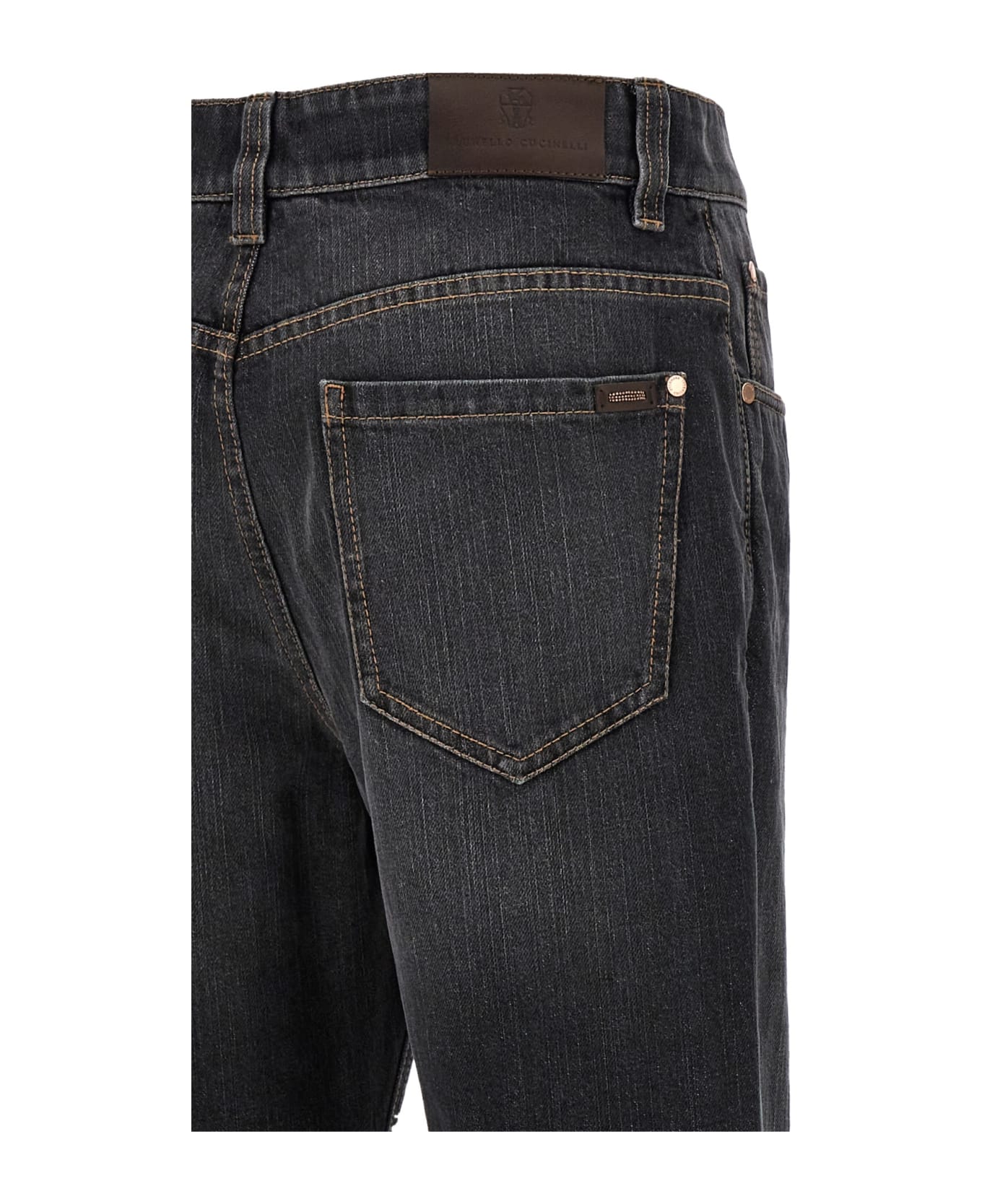 Brunello Cucinelli 'monile' Denim Jeans - Black  