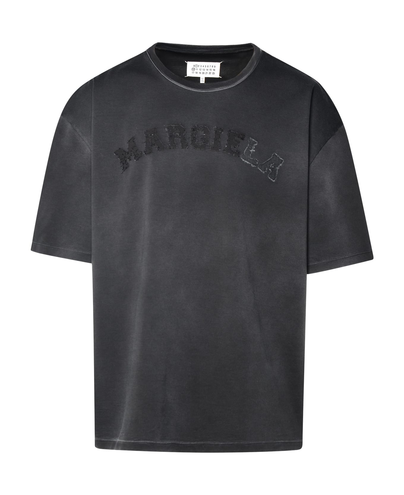 Maison Margiela Black Cotton T-shirt - GREY