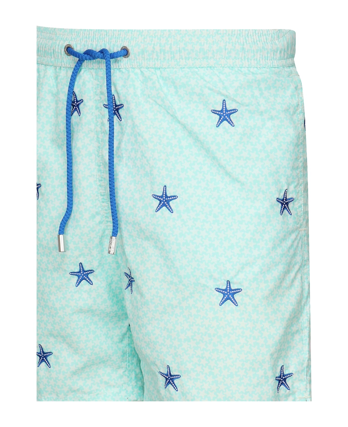 MC2 Saint Barth Printed Swimsuit - Mint green/Blue