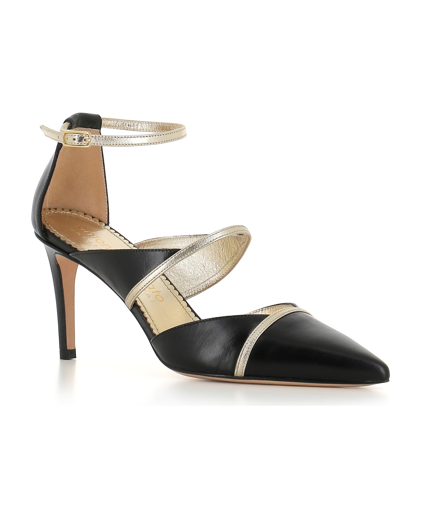 Antonio Barbato Décolleté 4638 - Black/gold