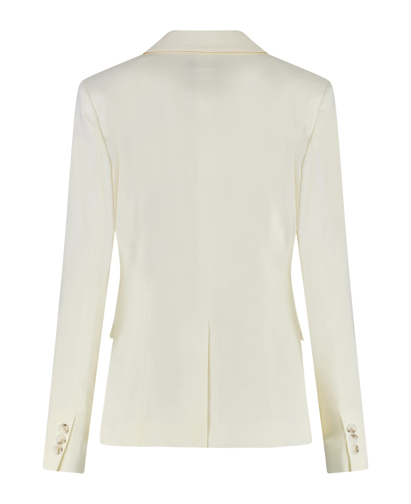 Pinko Equilibrata Linen Blazer - White