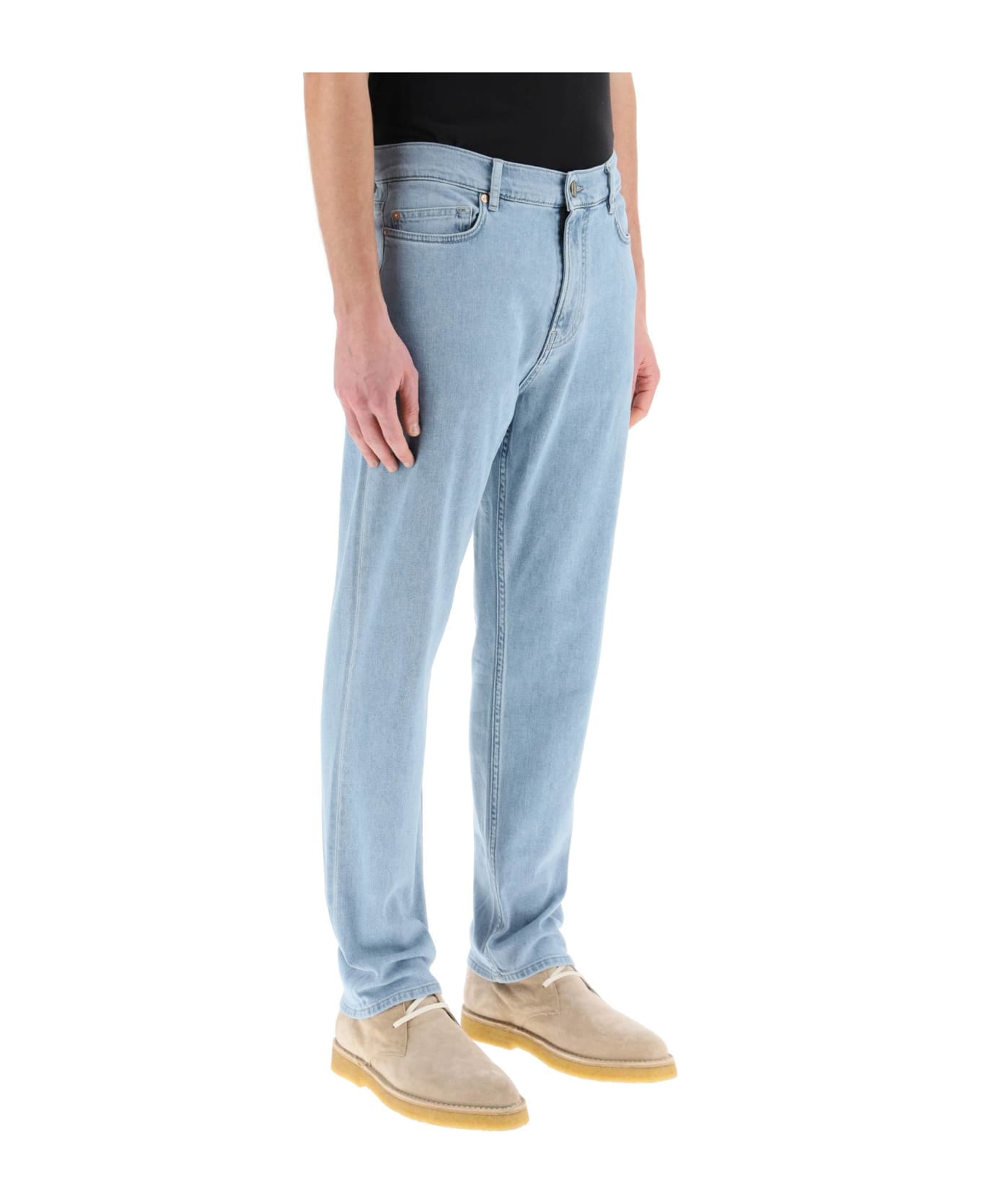Agnona Five-pocket Soft Denim Jeans - BLEACHED (Blue)