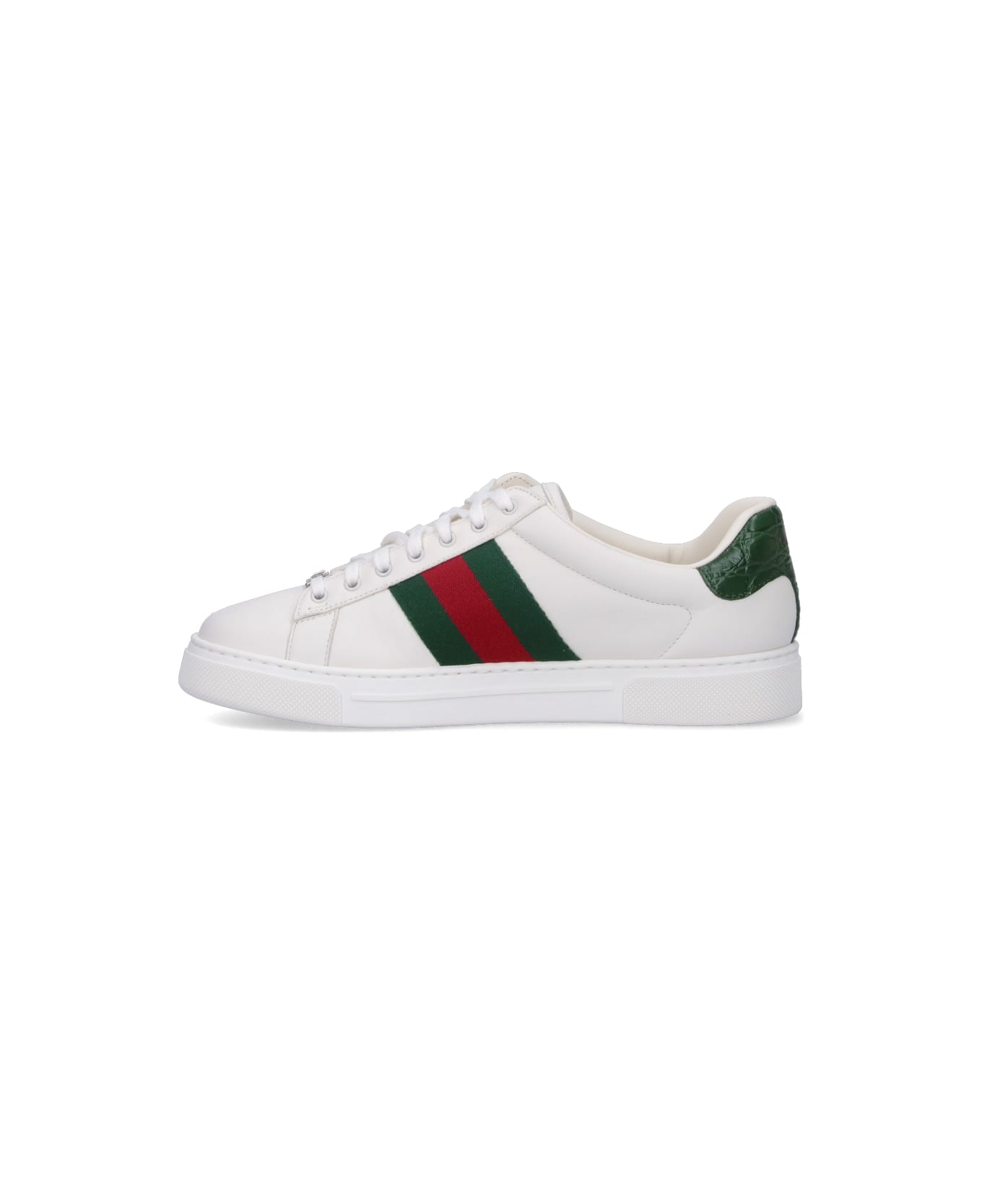 Gucci 'ace' Low-top Sneakers - Green Ace