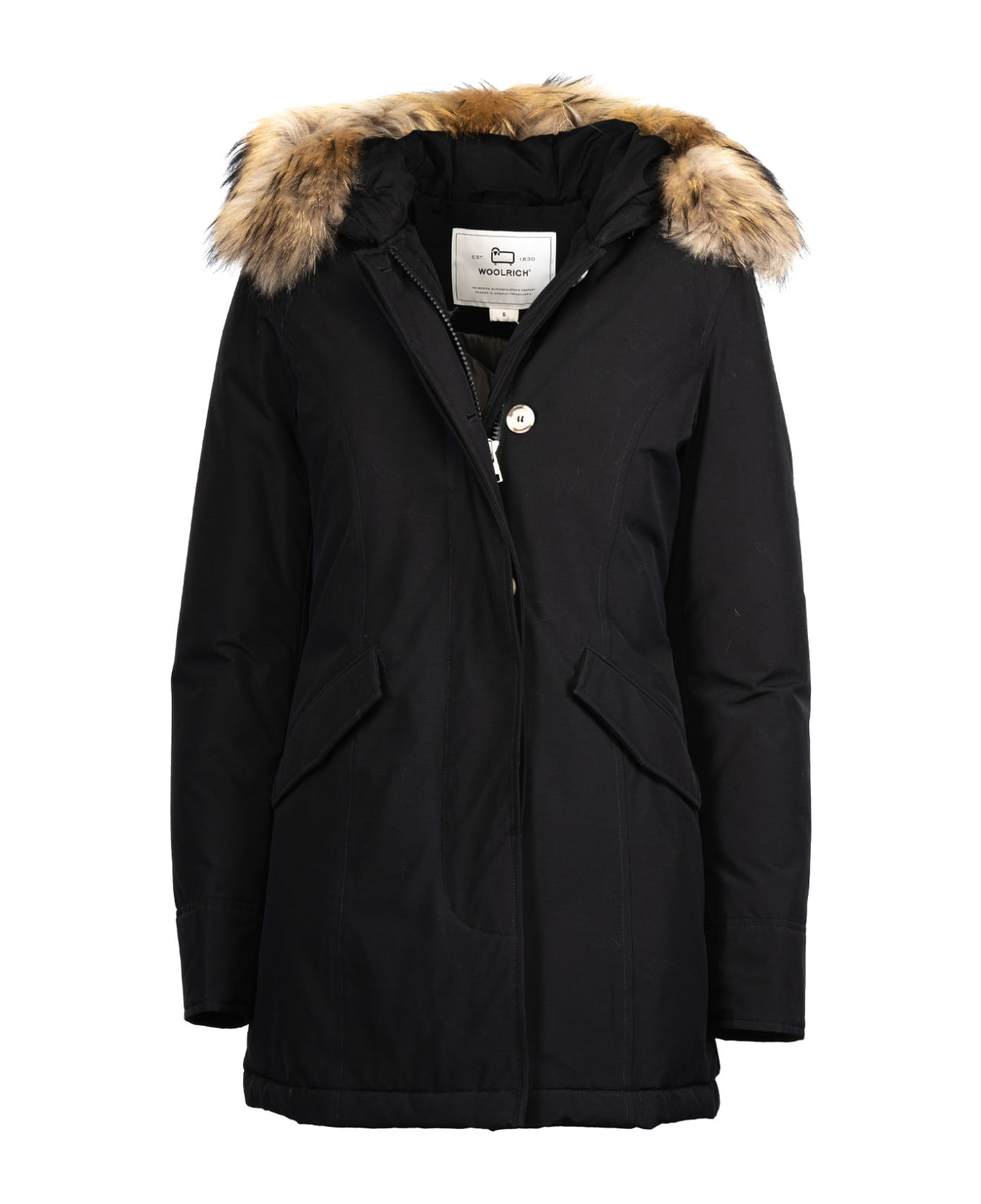 Woolrich Arctic Racoon Parka - Nero