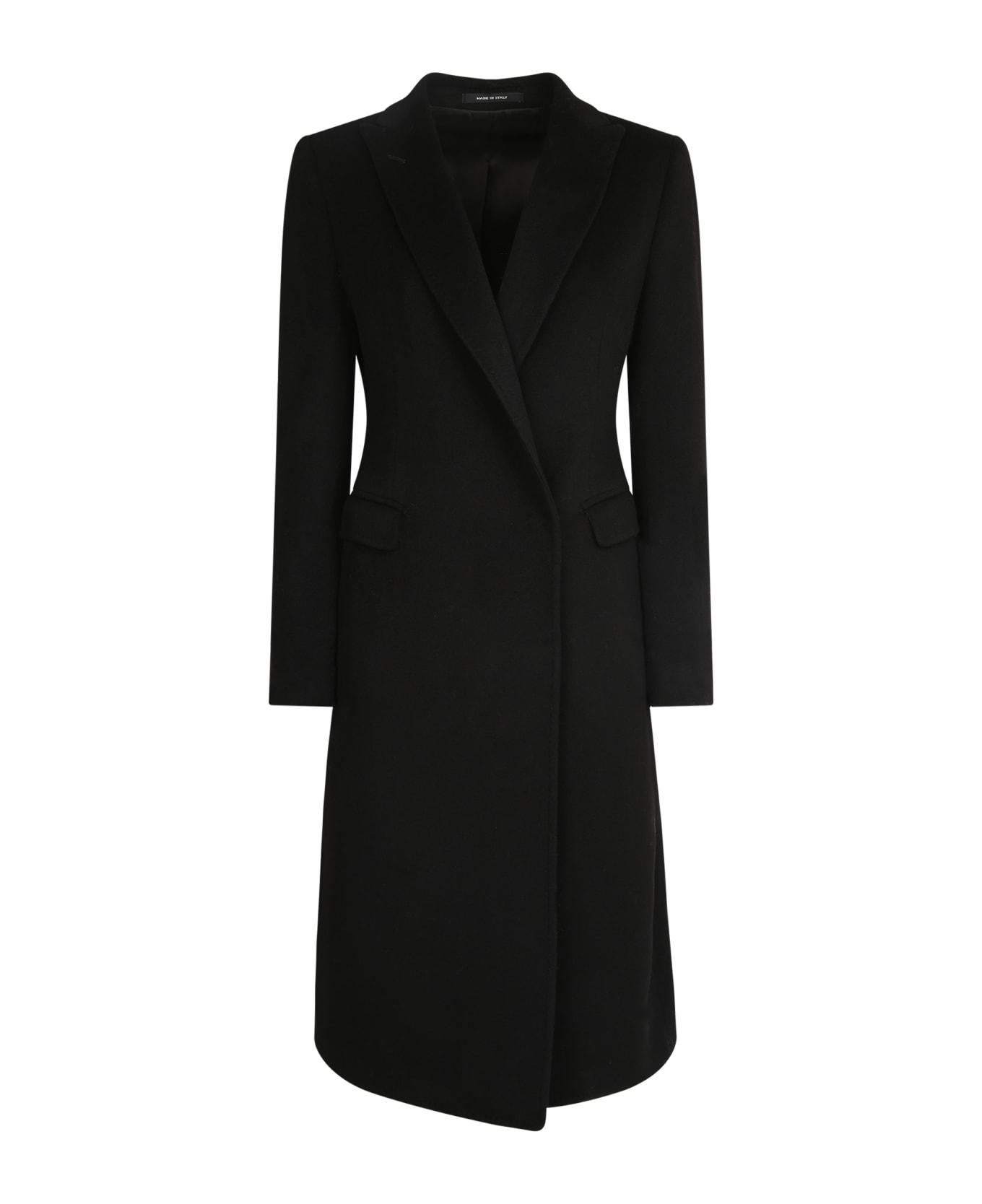 Tagliatore Slim Fit Coat - Black コート