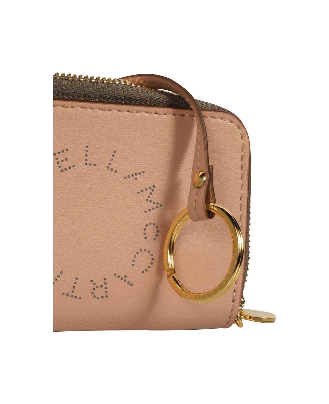 Stella McCartney Stella Logo Alter-nappa Card Holder - Pink 財布