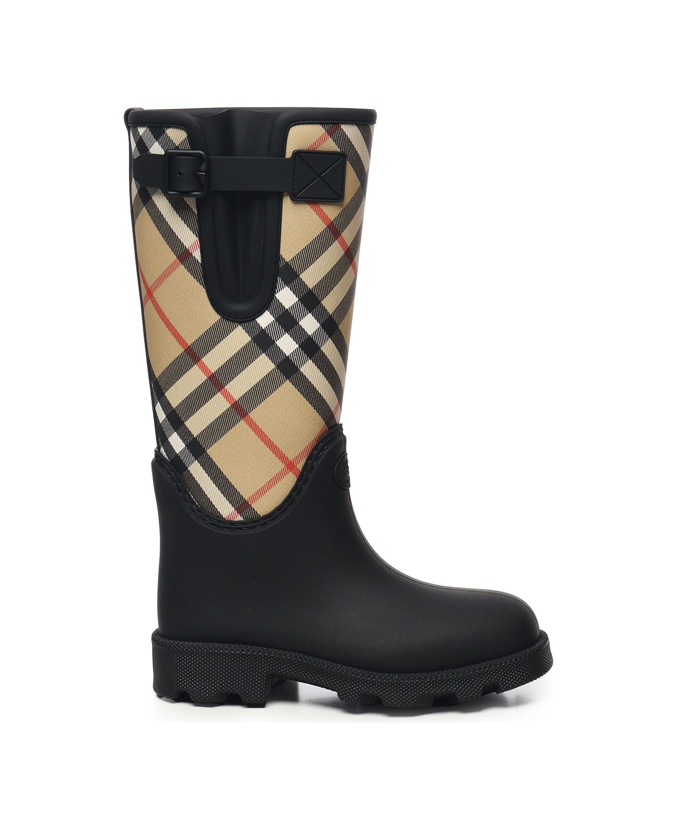 Burberry Marsh Stamp High Boots - Black