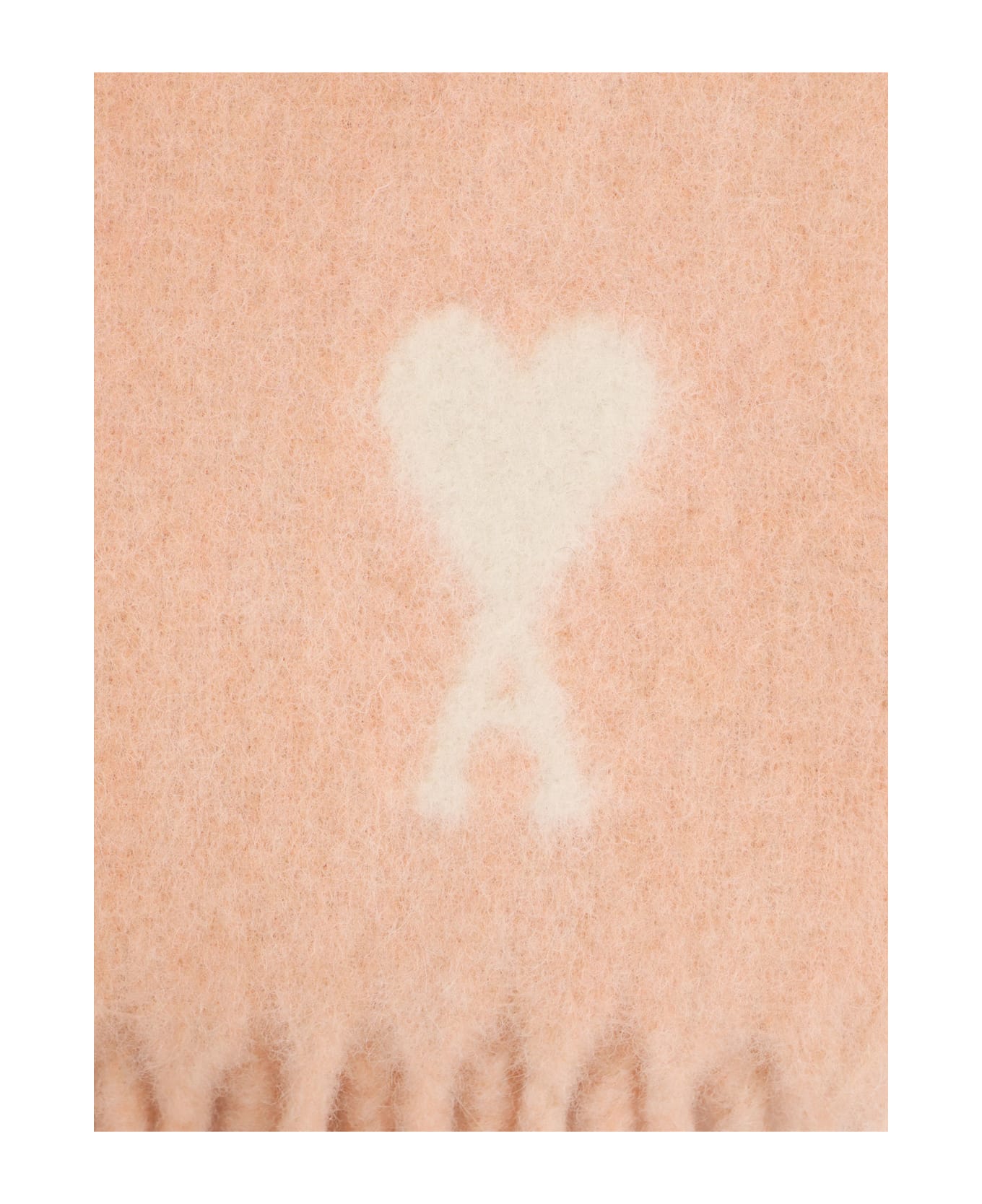 Ami Alexandre Mattiussi Alpaca Blend Scarf - POUDRE