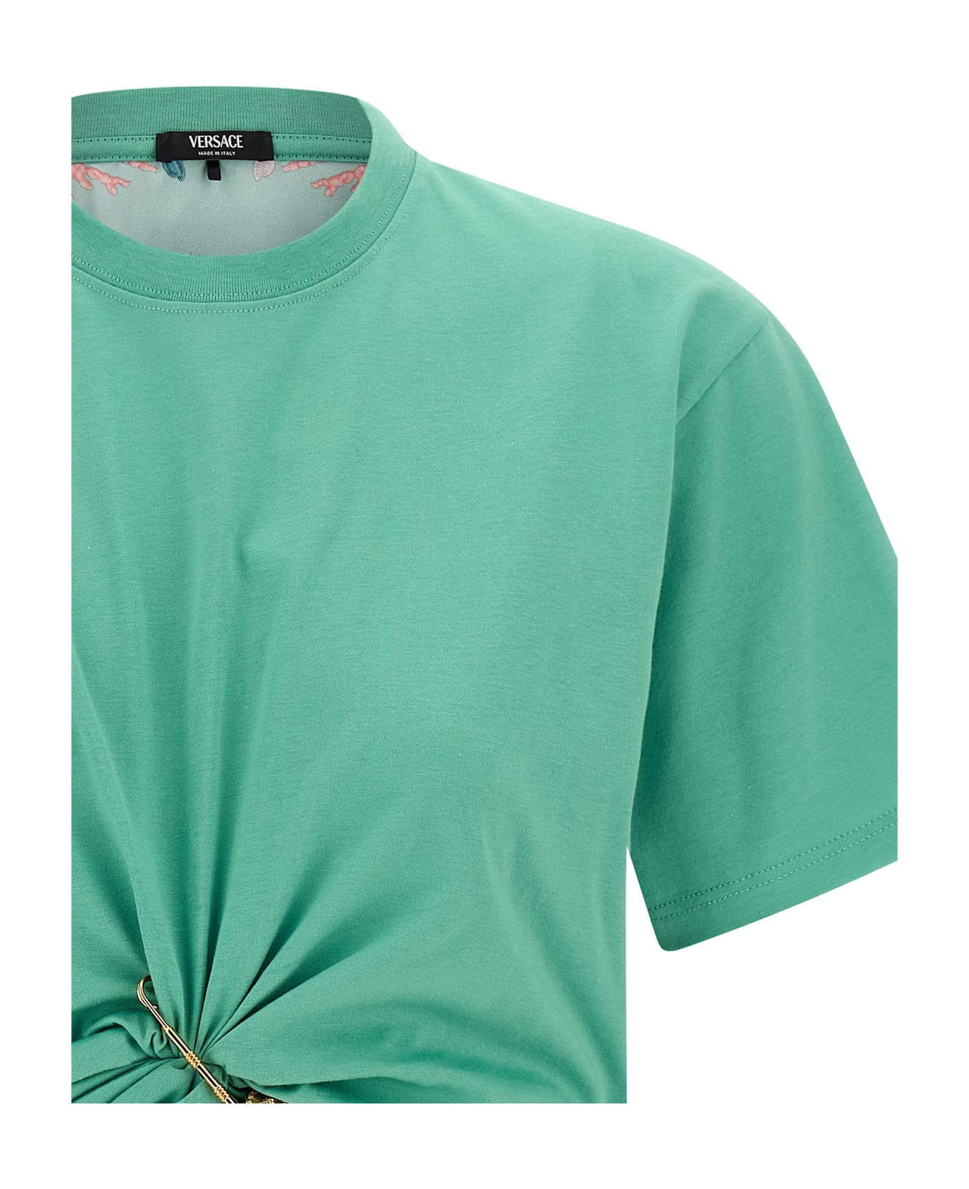 Versace 
underwater Barocco
 T-shirt - Green