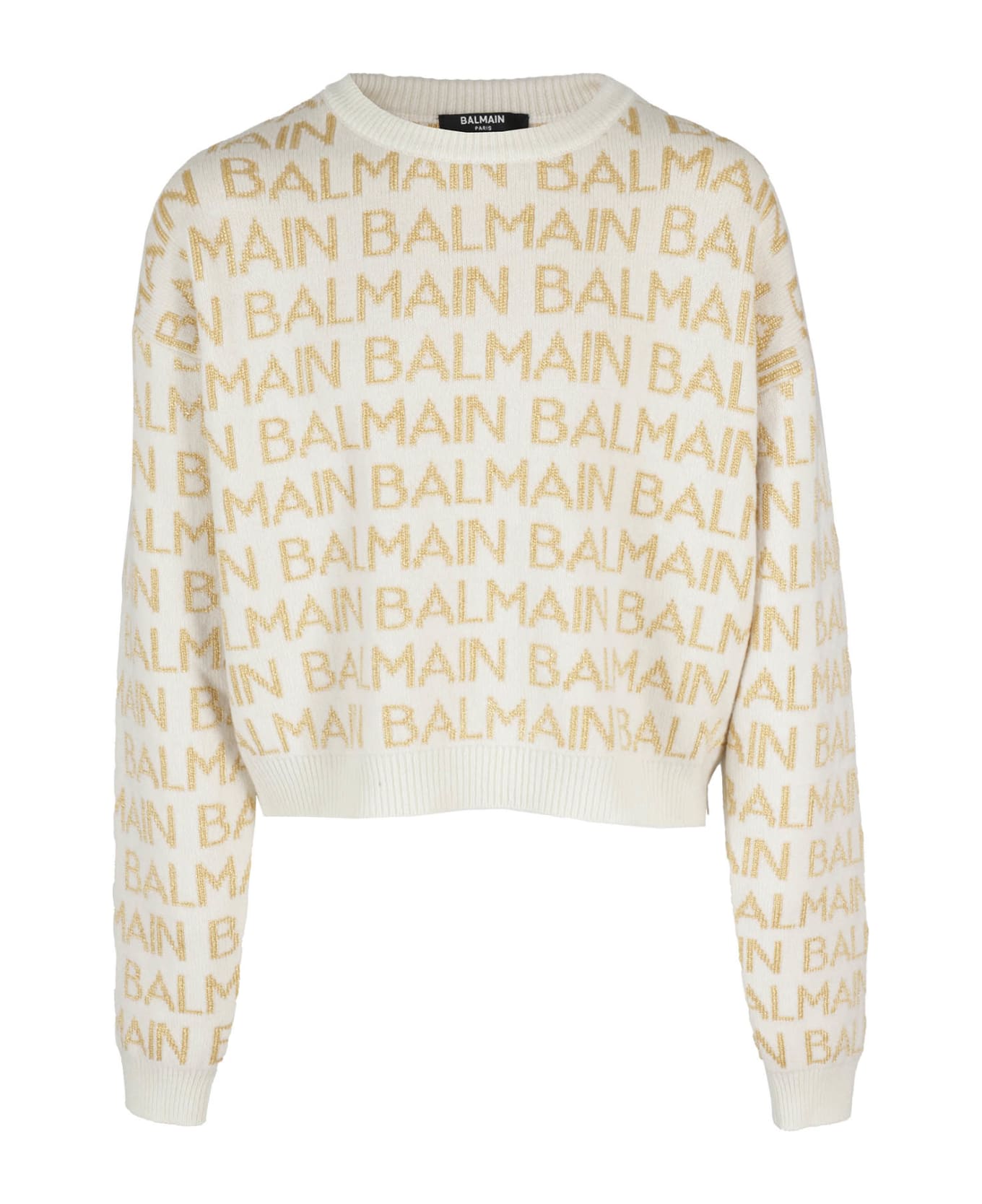 Balmain Maglia - Or Ivory Gold ニットウェア＆スウェットシャツ