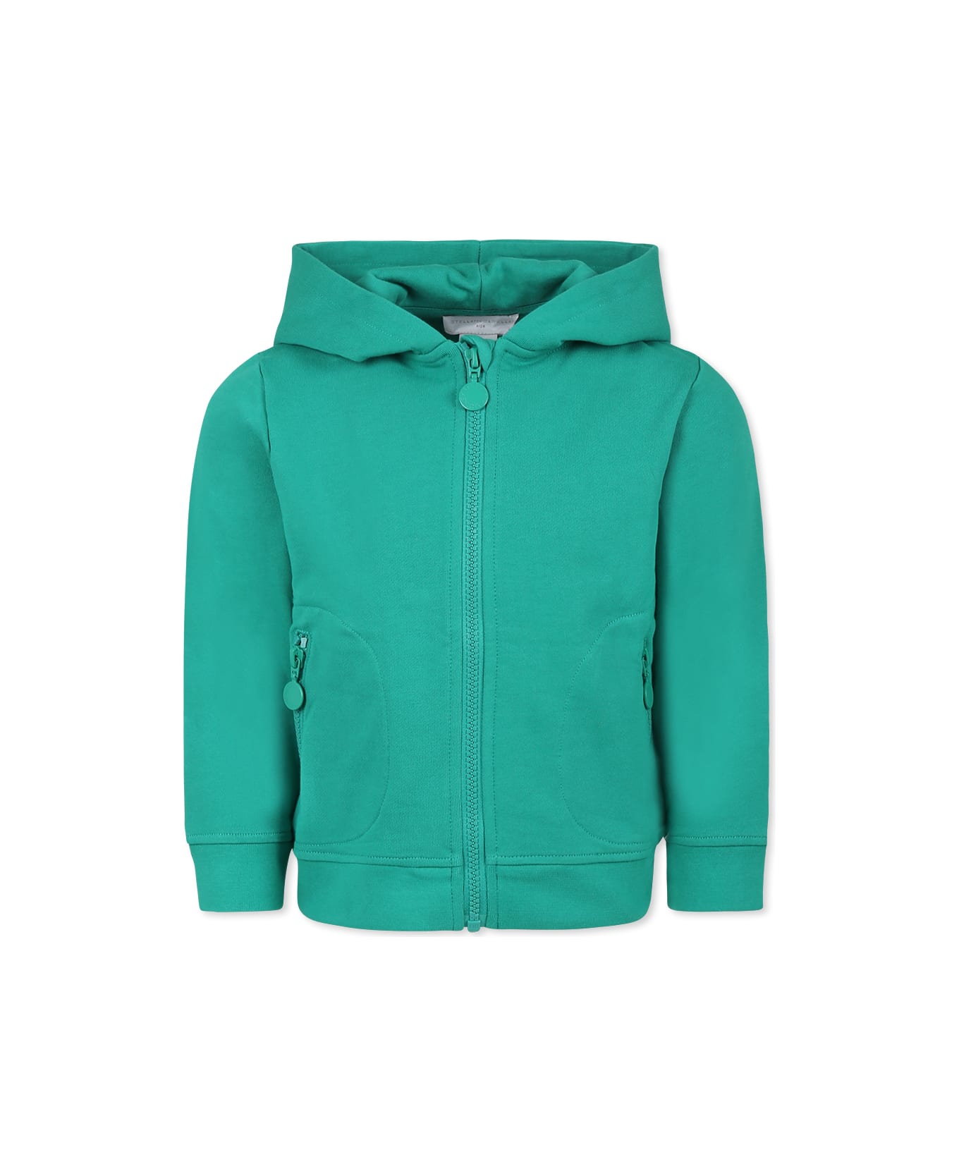 Stella McCartney Kids Green Sweatshirt For Boy With Rabbit - Green