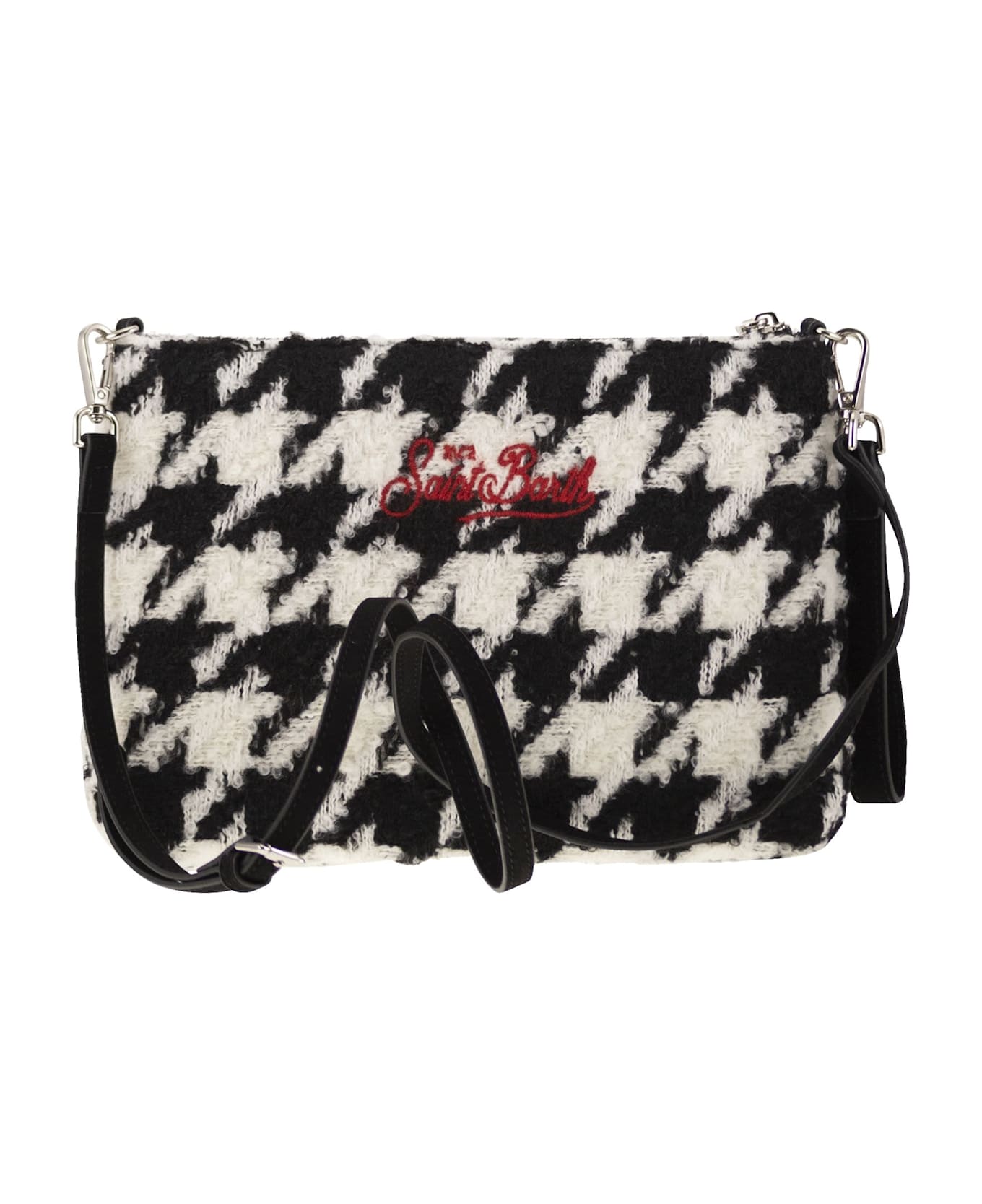 MC2 Saint Barth Pochette Bag With Shoulder Strap - Black