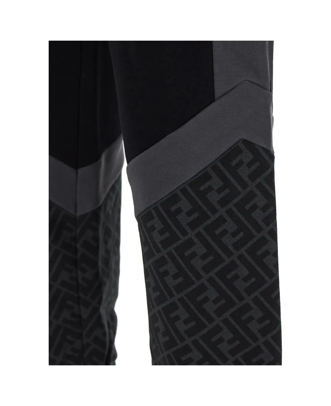Fendi Logo Trouser - Black ボトムス