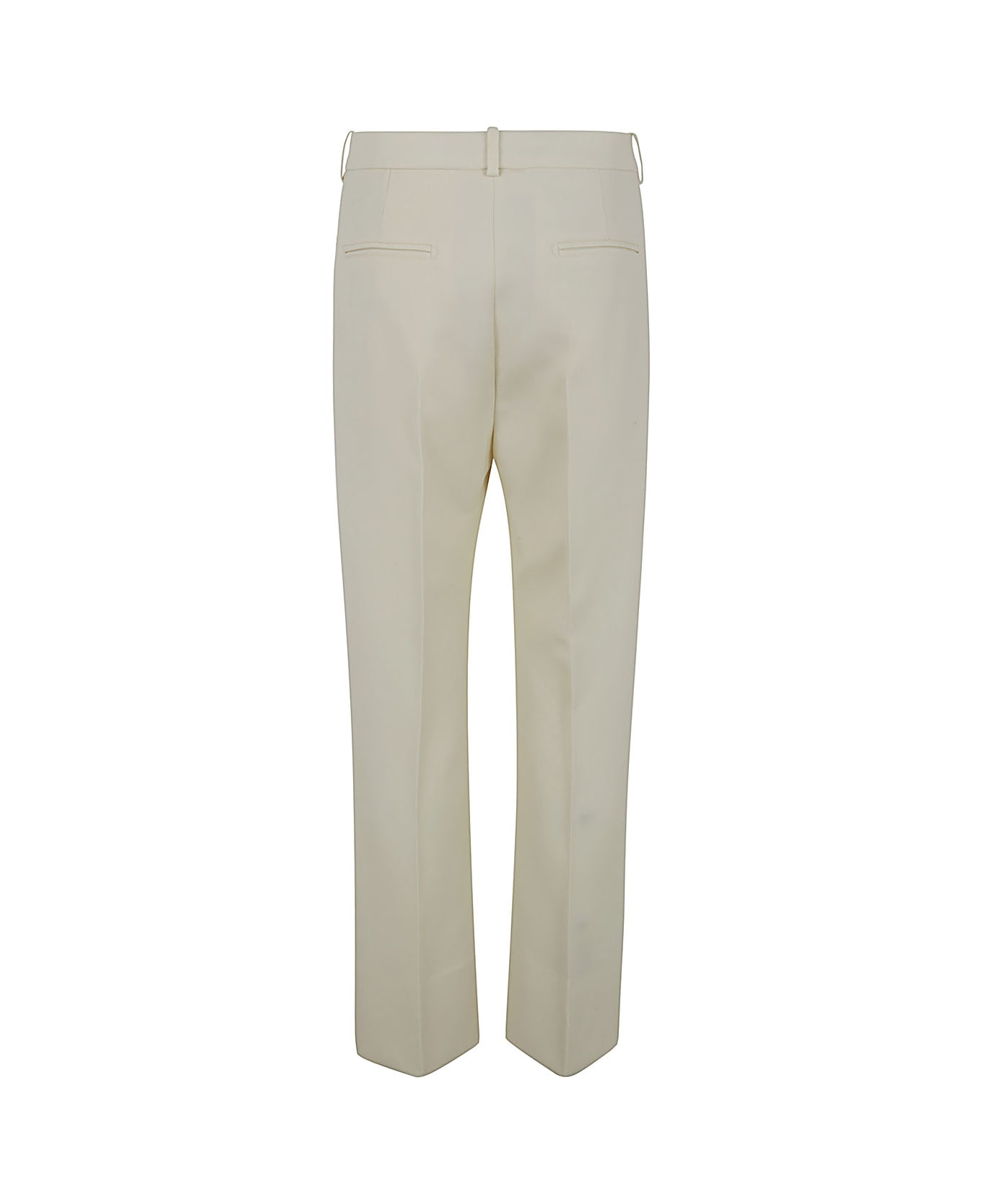 Tom Ford Wool And Silk Blend Twill Tailored Pants - Ecru