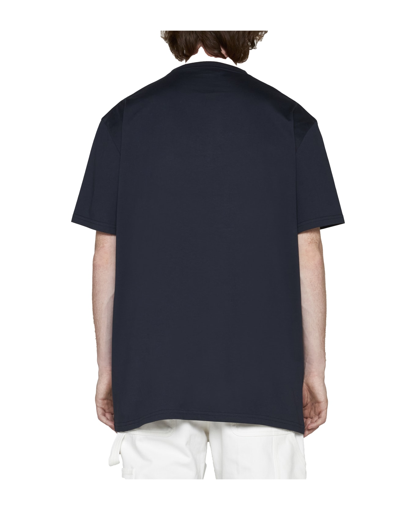 Alexander McQueen Printed T-shirt - Navy/cobalt シャツ