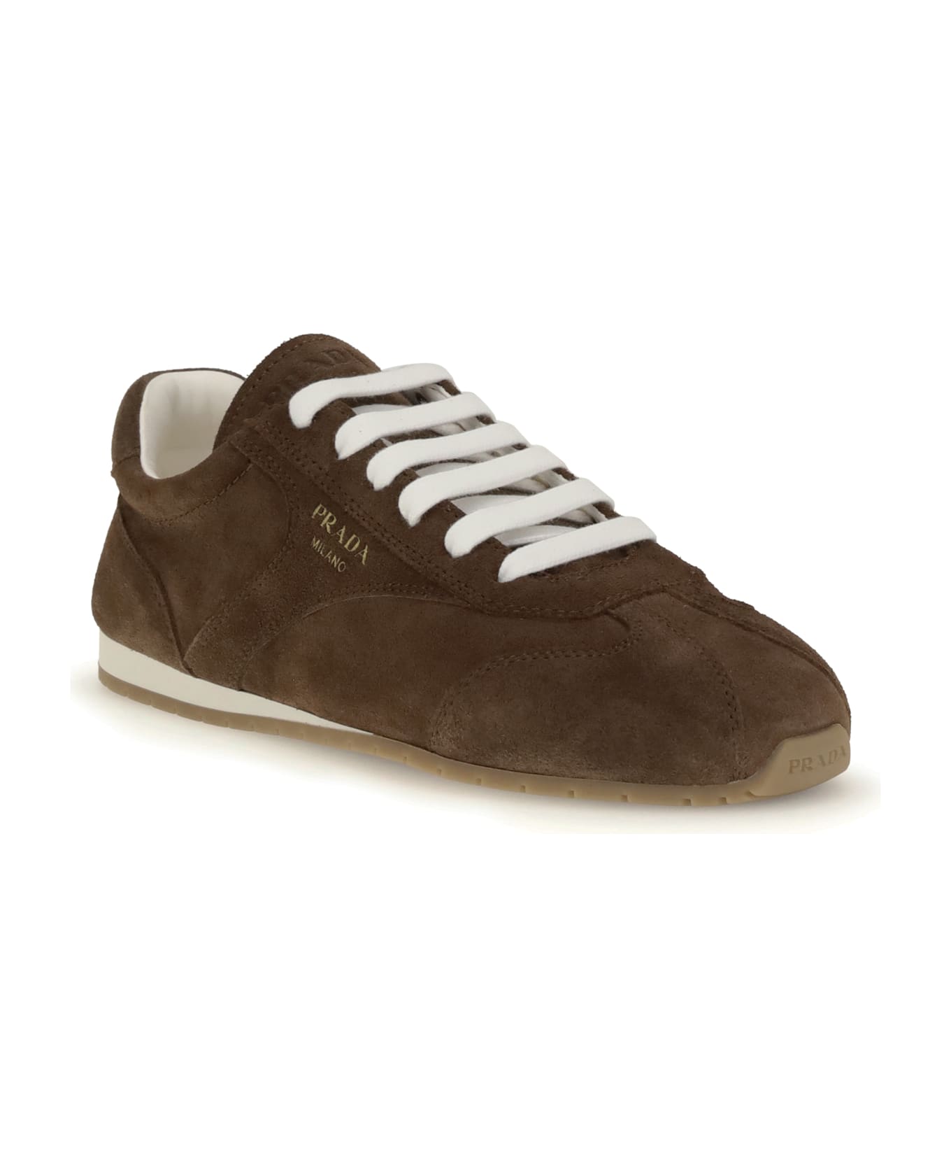 Prada Suede Sneakers - Brown