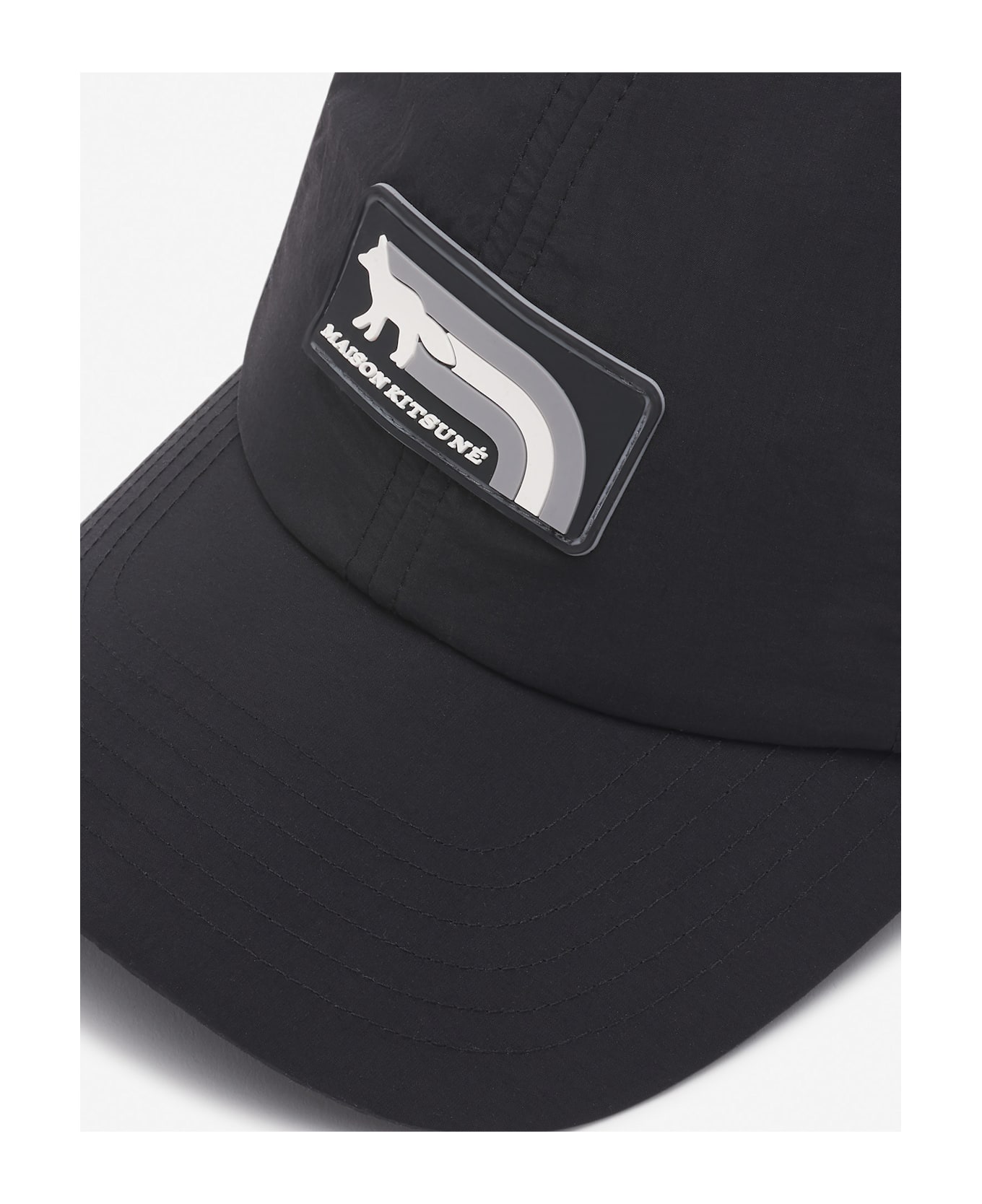 Maison Kitsuné Flash Fox Cap - Black