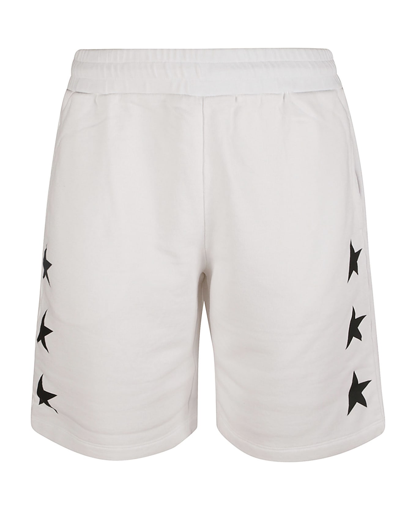 Golden Goose Diego Wide Shorts - White