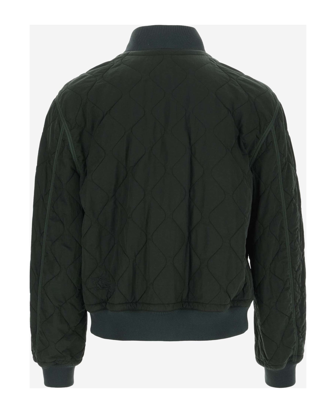 Burberry Quilted Nylon Bomber Jacket - Green