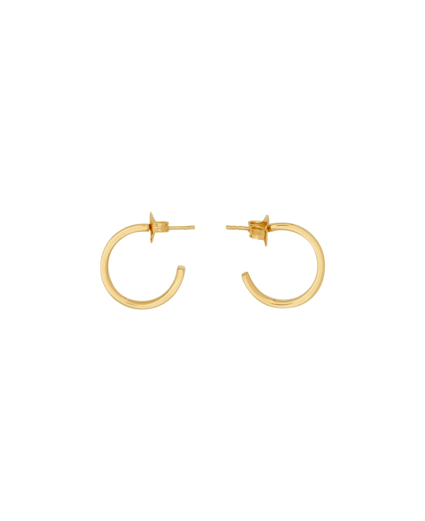 MM6 Maison Margiela Logo Earrings - GOLD
