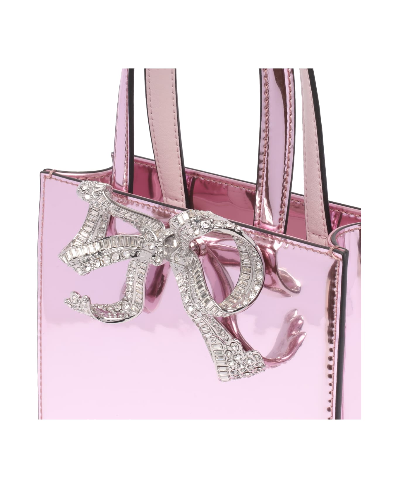 self-portrait Mini Tote Bow Bag - Pink