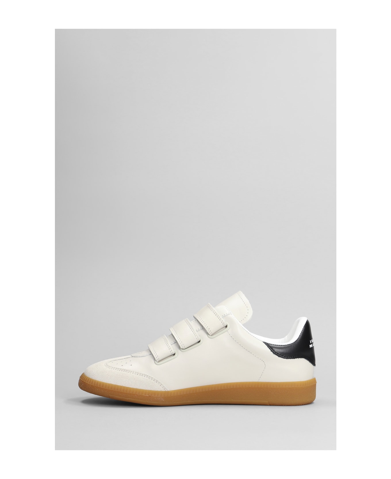 Isabel Marant Beth Sneakers In White Suede And Leather - white