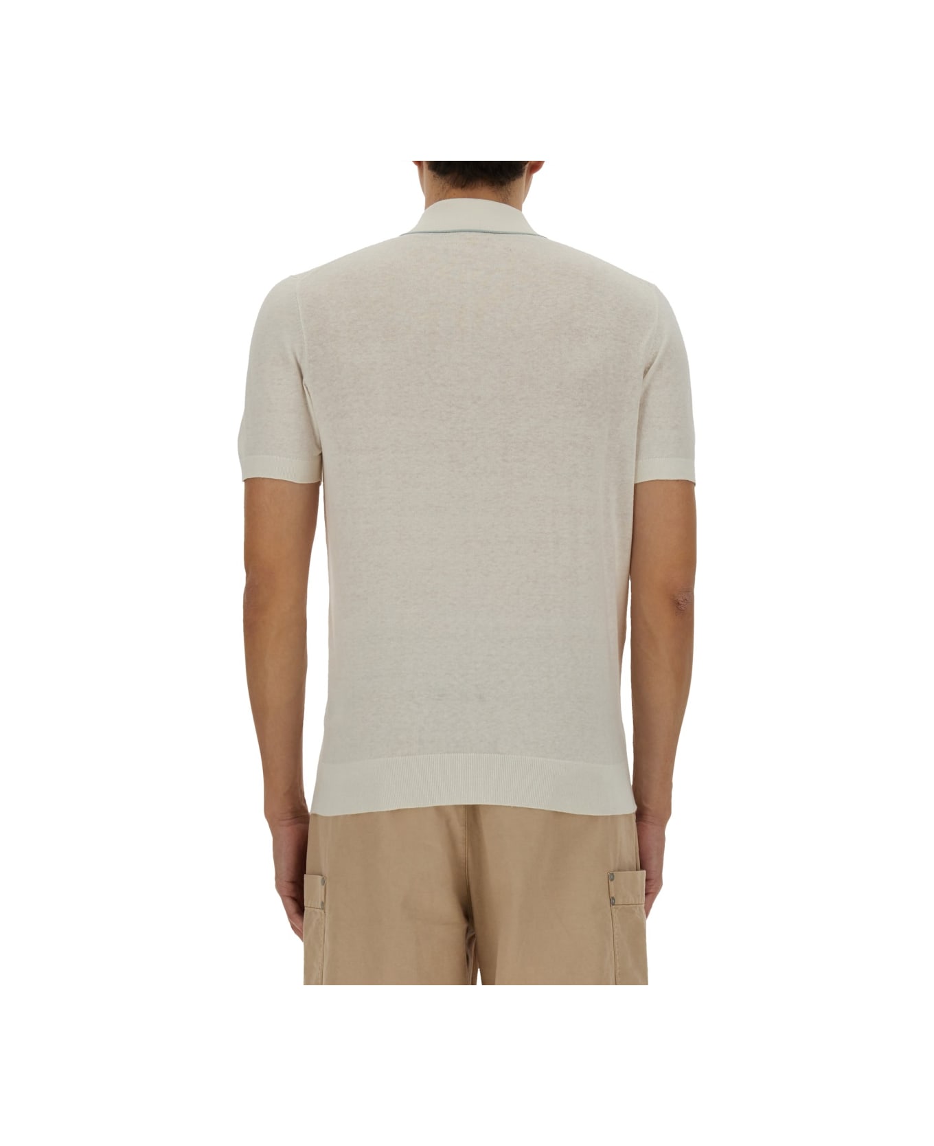 Moose Knuckles Polo "pavilion" - WHITE