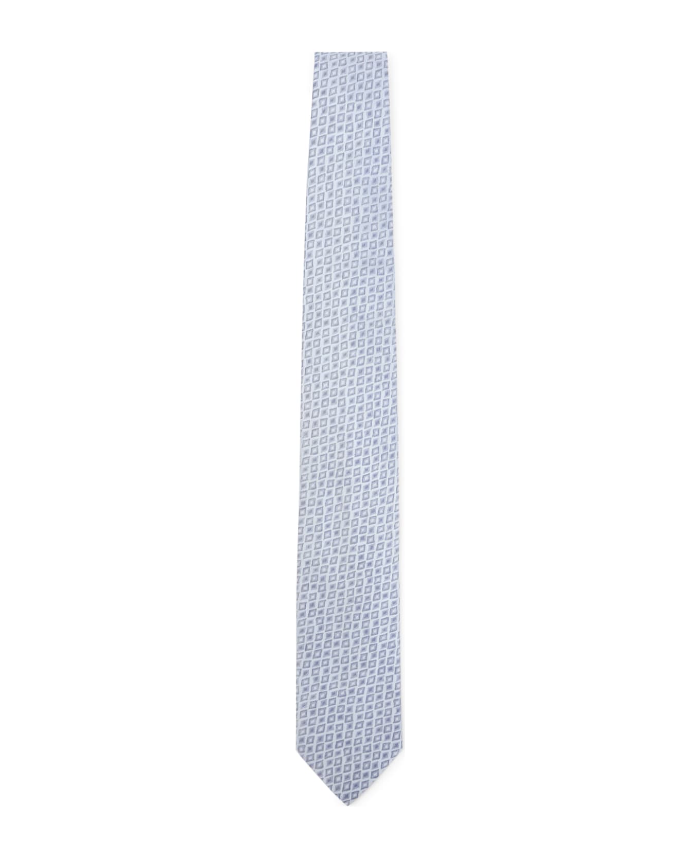 Lanvin Mini Losange 7x150 Tie - Light Blue
