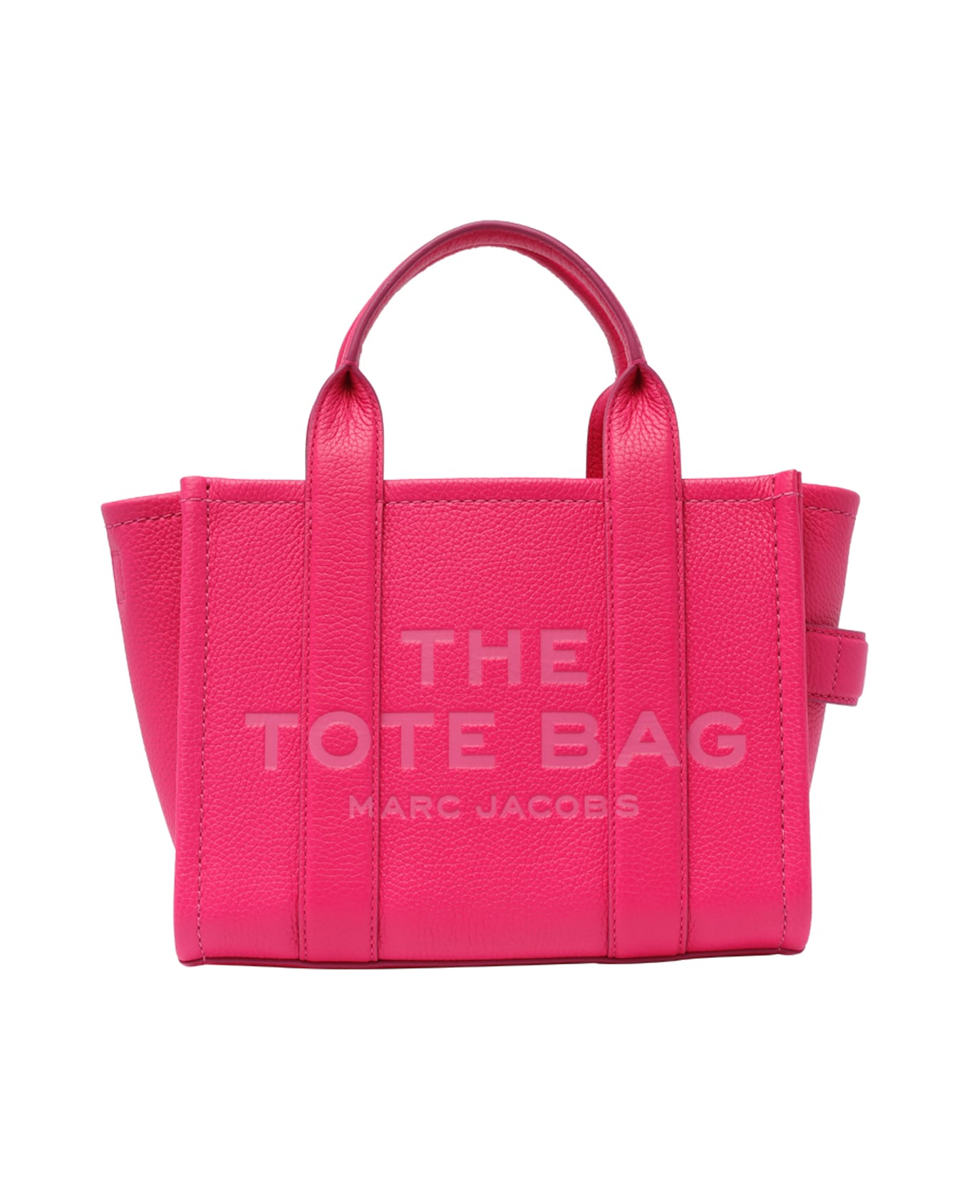 Marc Jacobs The Leather Small Tote - Hot Pink