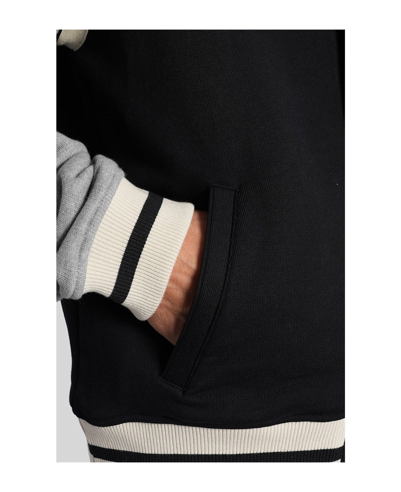 Palm Angels Bomber Jacket In Black Polyester - black