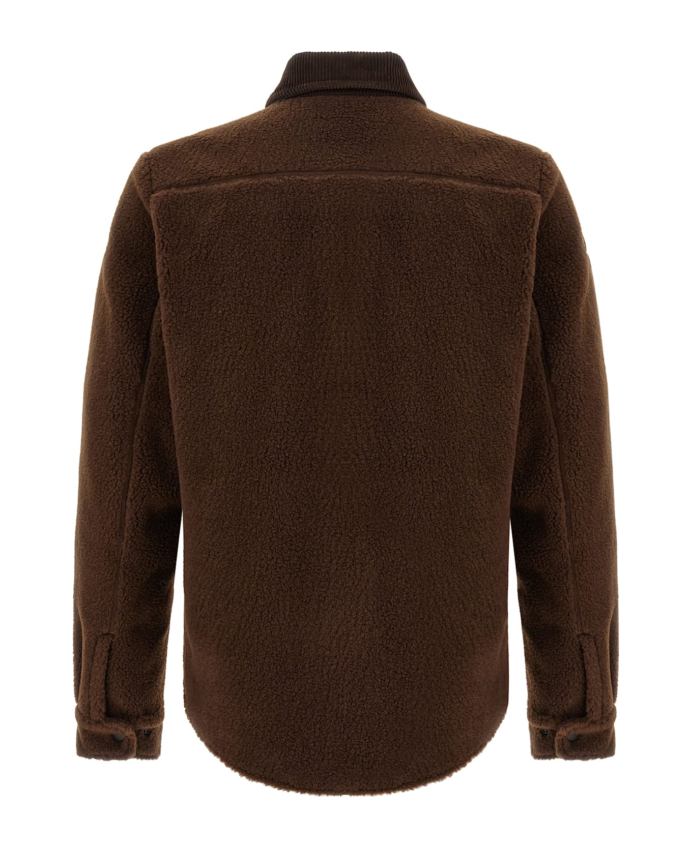 Moncler Teddy-effect Jacket - Brown