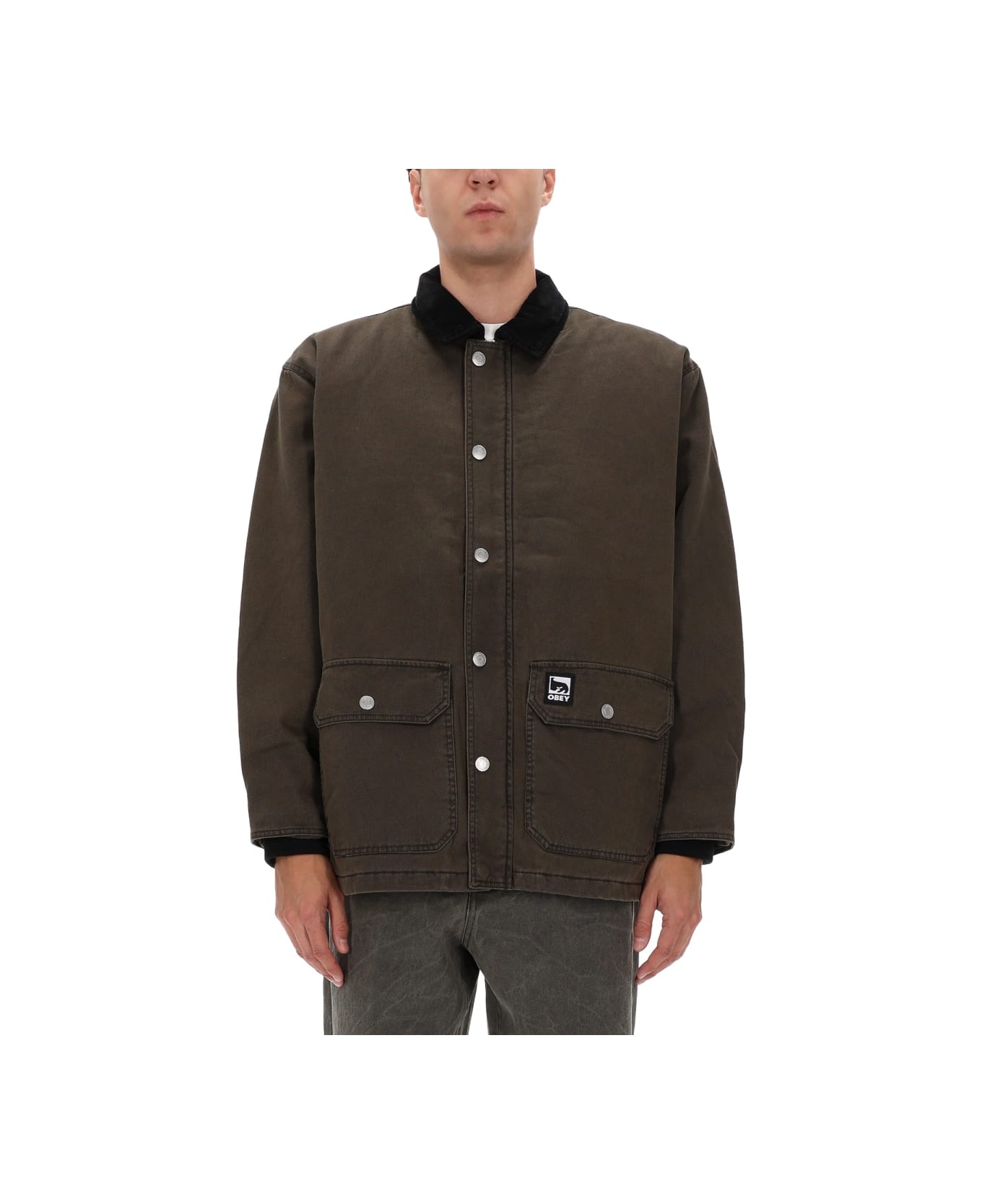 Obey "norton Barn" Coat - GREEN