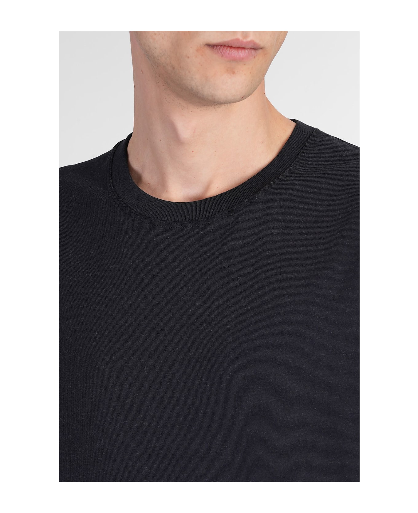 John Elliott T-shirt In Black Cotton - black