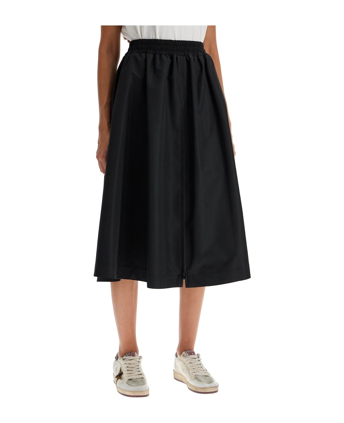 Golden Goose Nylon Midi Skirt - Black